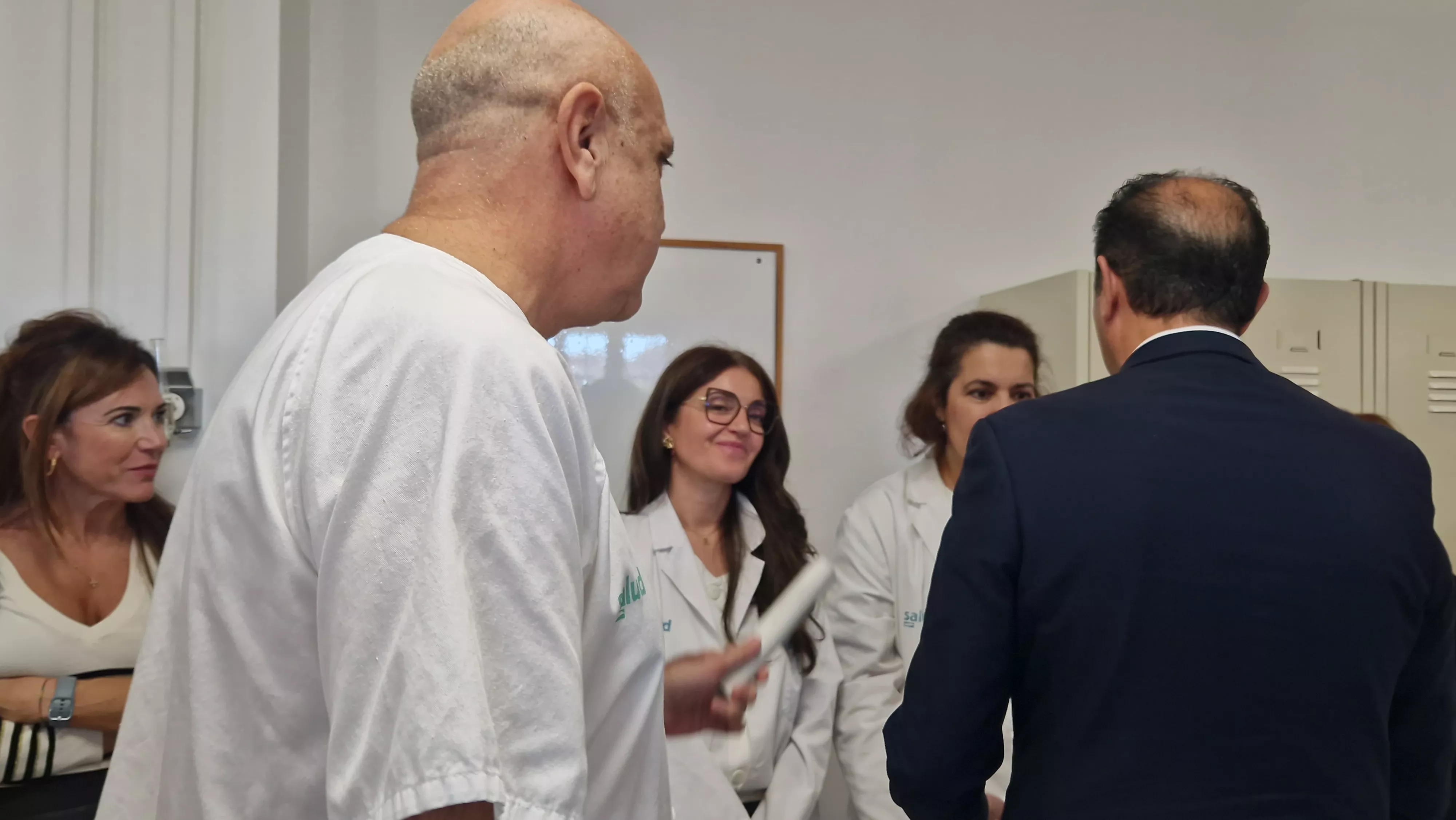 Inauguración del nuevo Hospital de Día de Geriatría de Huesca. Foto Myriam Martínez