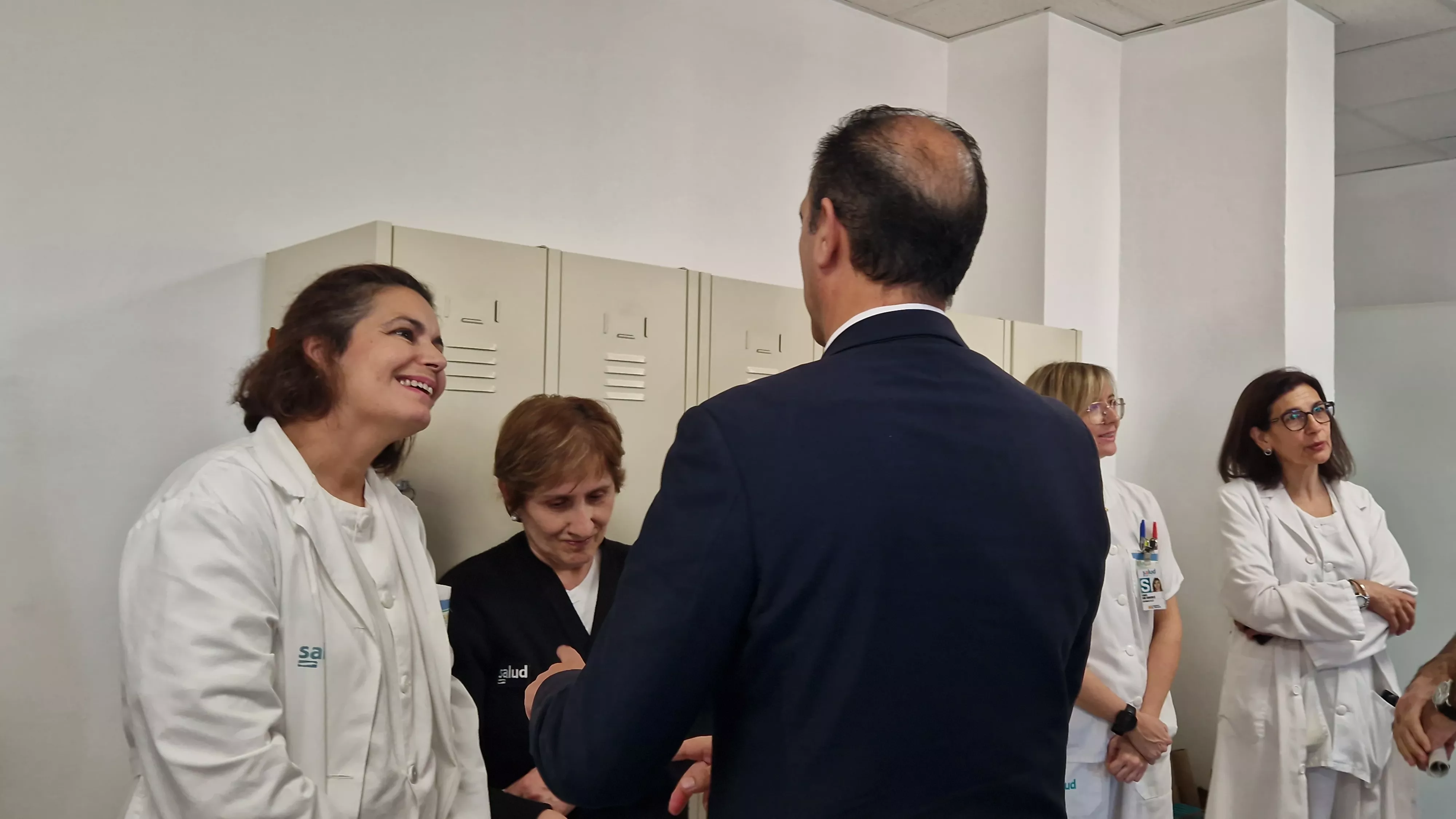 Inauguración del nuevo Hospital de Día de Geriatría de Huesca. Foto Myriam Martínez