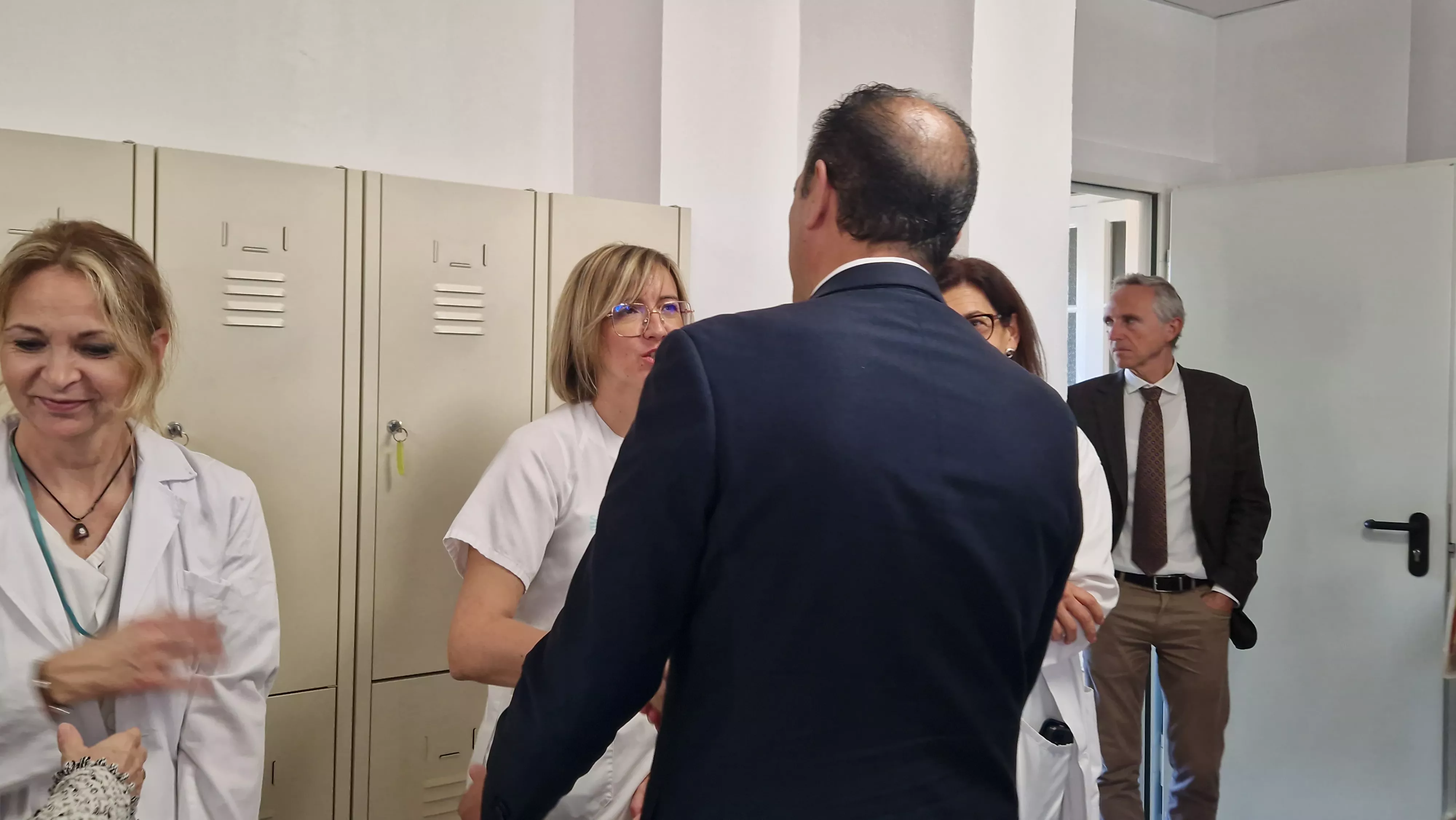 Inauguración del nuevo Hospital de Día de Geriatría de Huesca. Foto Myriam Martínez