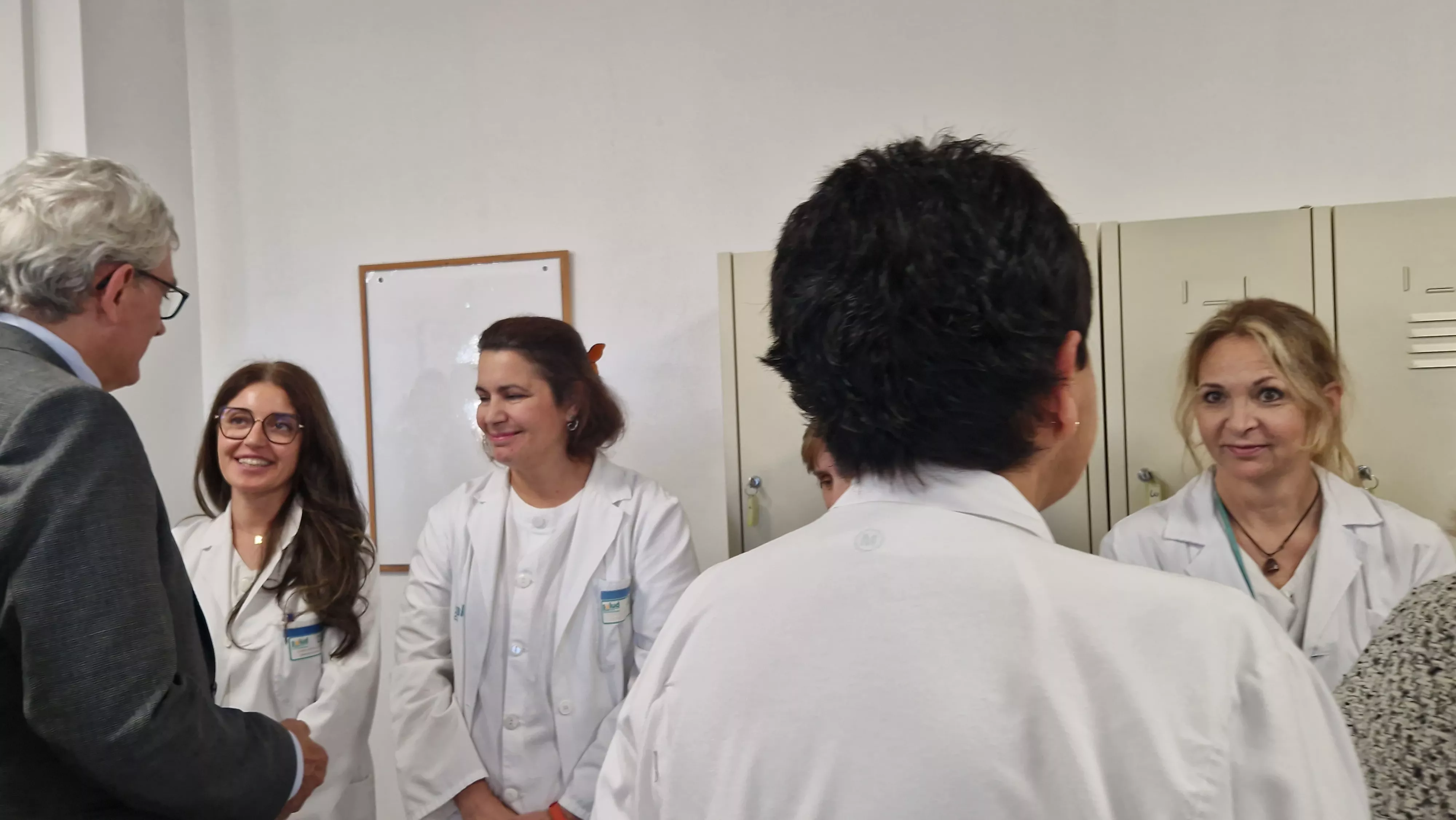 Inauguración del nuevo Hospital de Día de Geriatría de Huesca. Foto Myriam Martínez