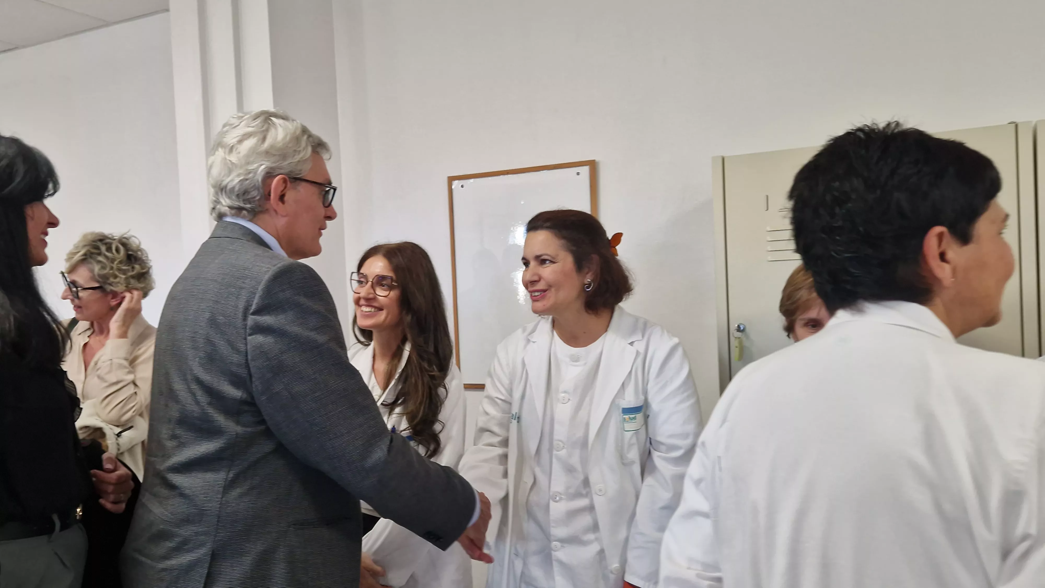 Inauguración del nuevo Hospital de Día de Geriatría de Huesca. Foto Myriam Martínez