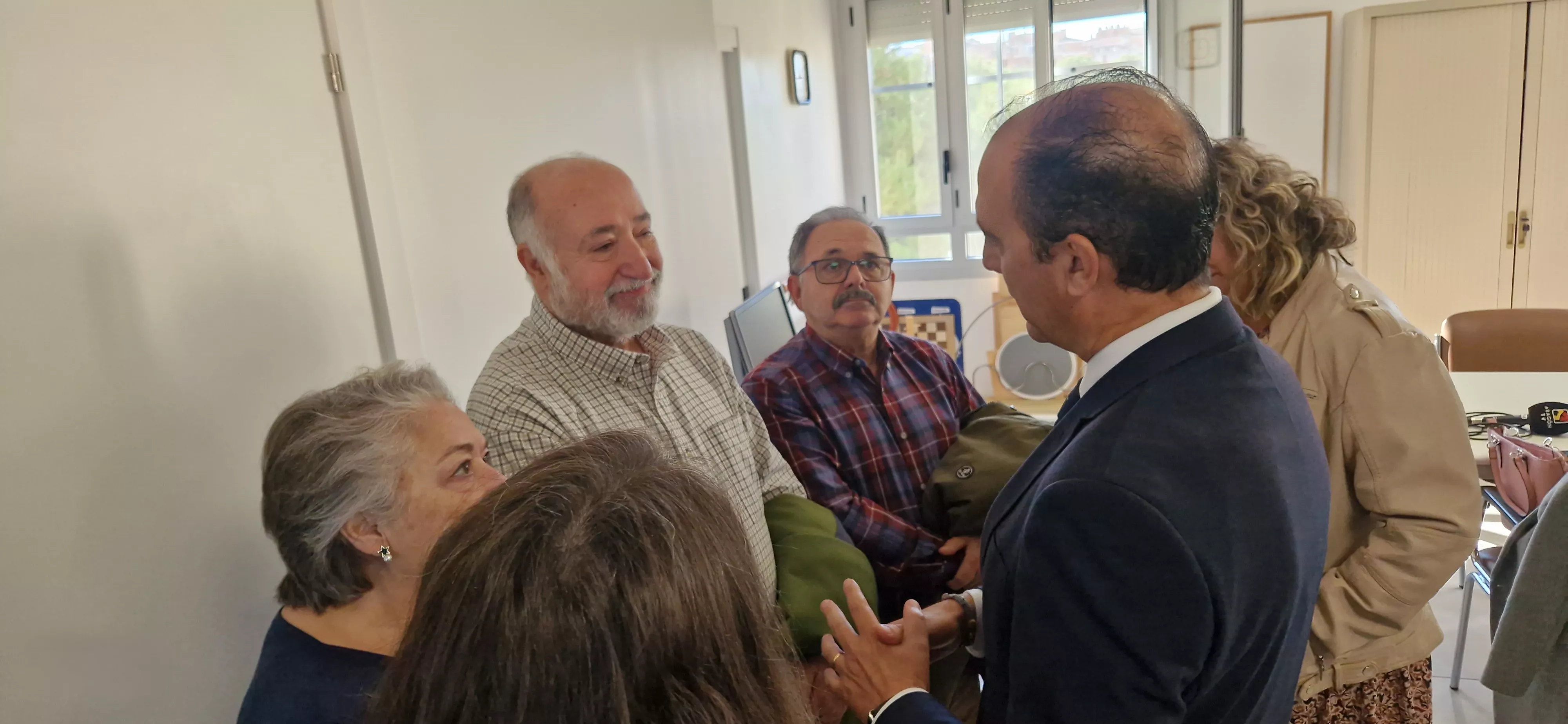 Inauguración del nuevo Hospital de Día de Geriatría de Huesca. Foto Myriam Martínez