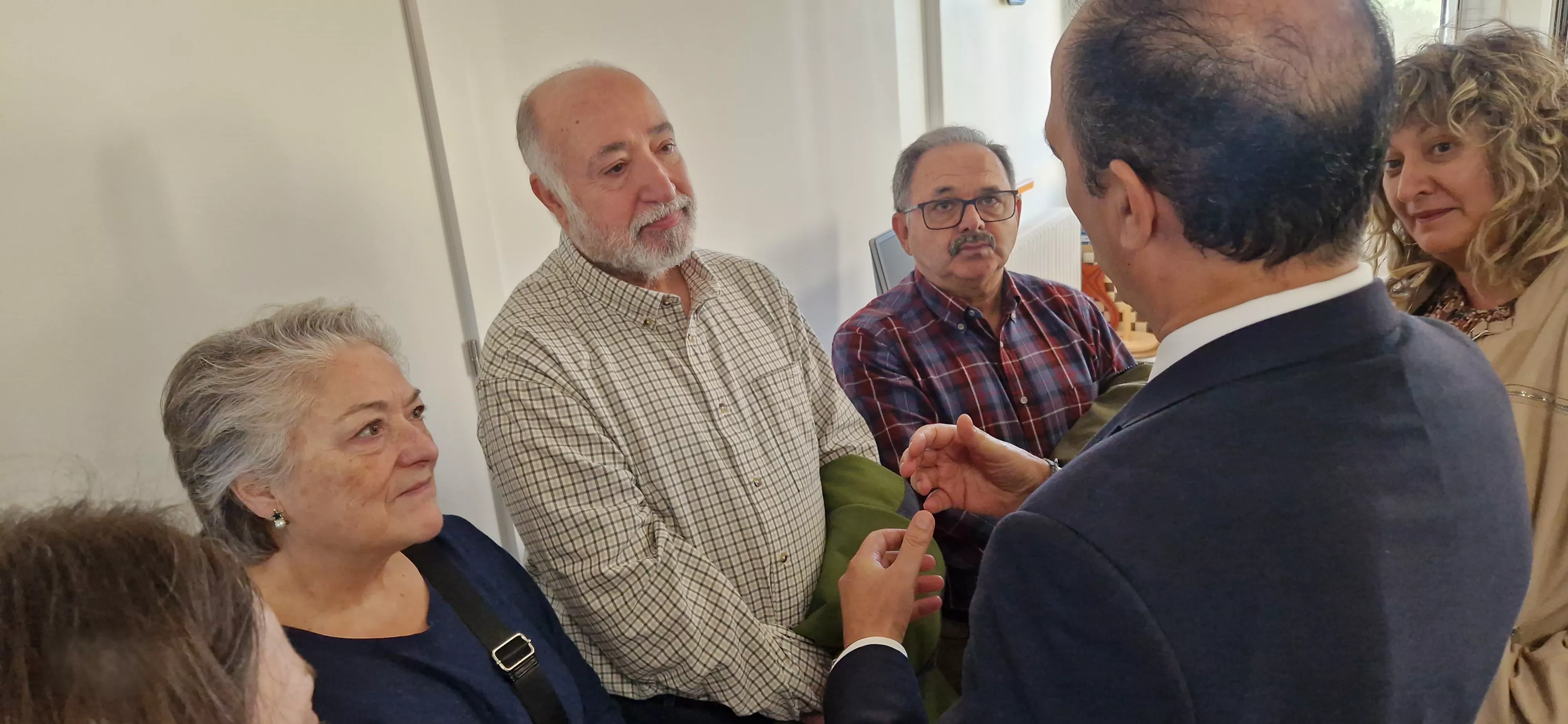 Inauguración del nuevo Hospital de Día de Geriatría de Huesca. Foto Myriam Martínez