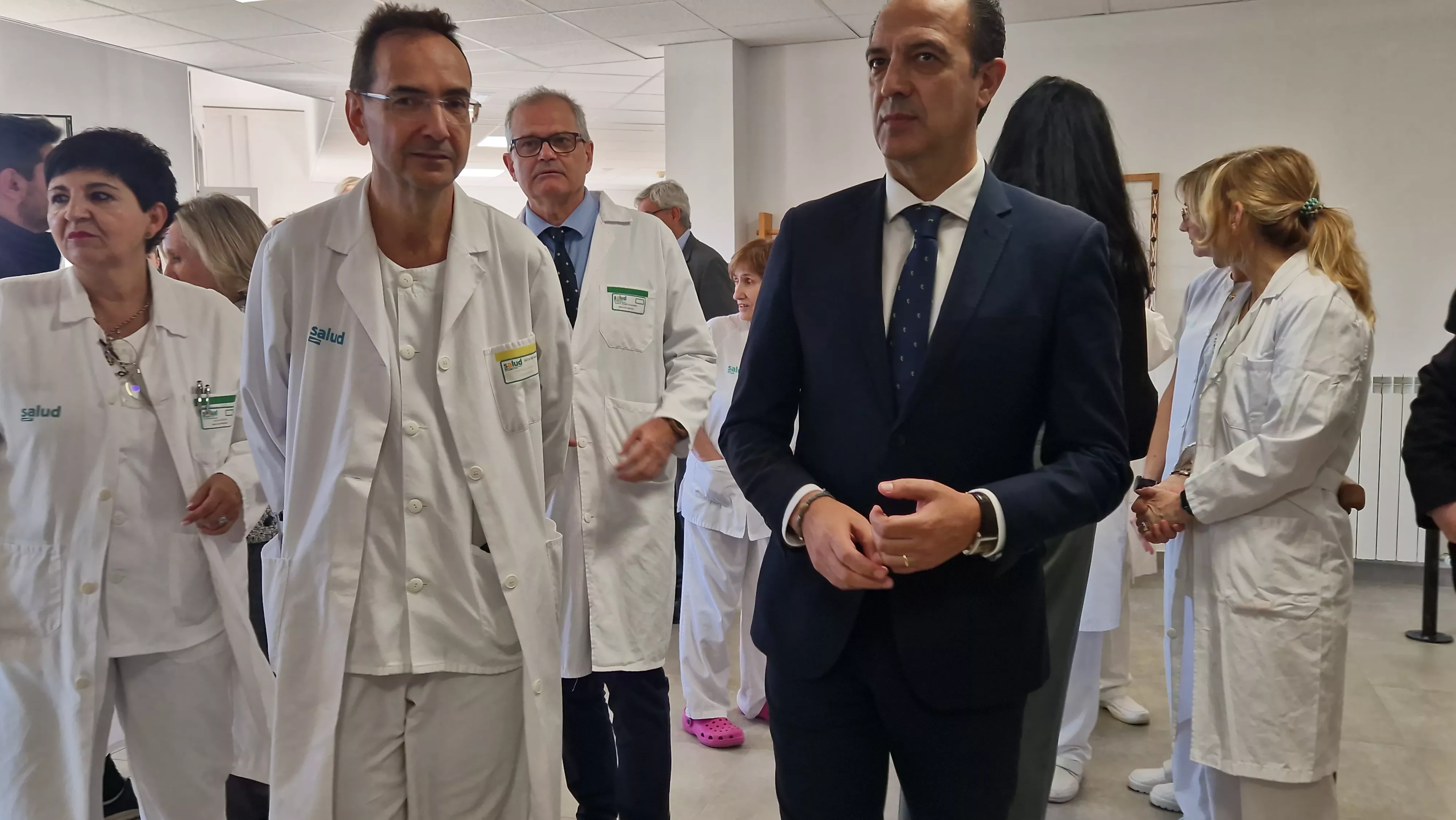 Inauguración del nuevo Hospital de Día de Geriatría de Huesca. Foto Myriam Martínez