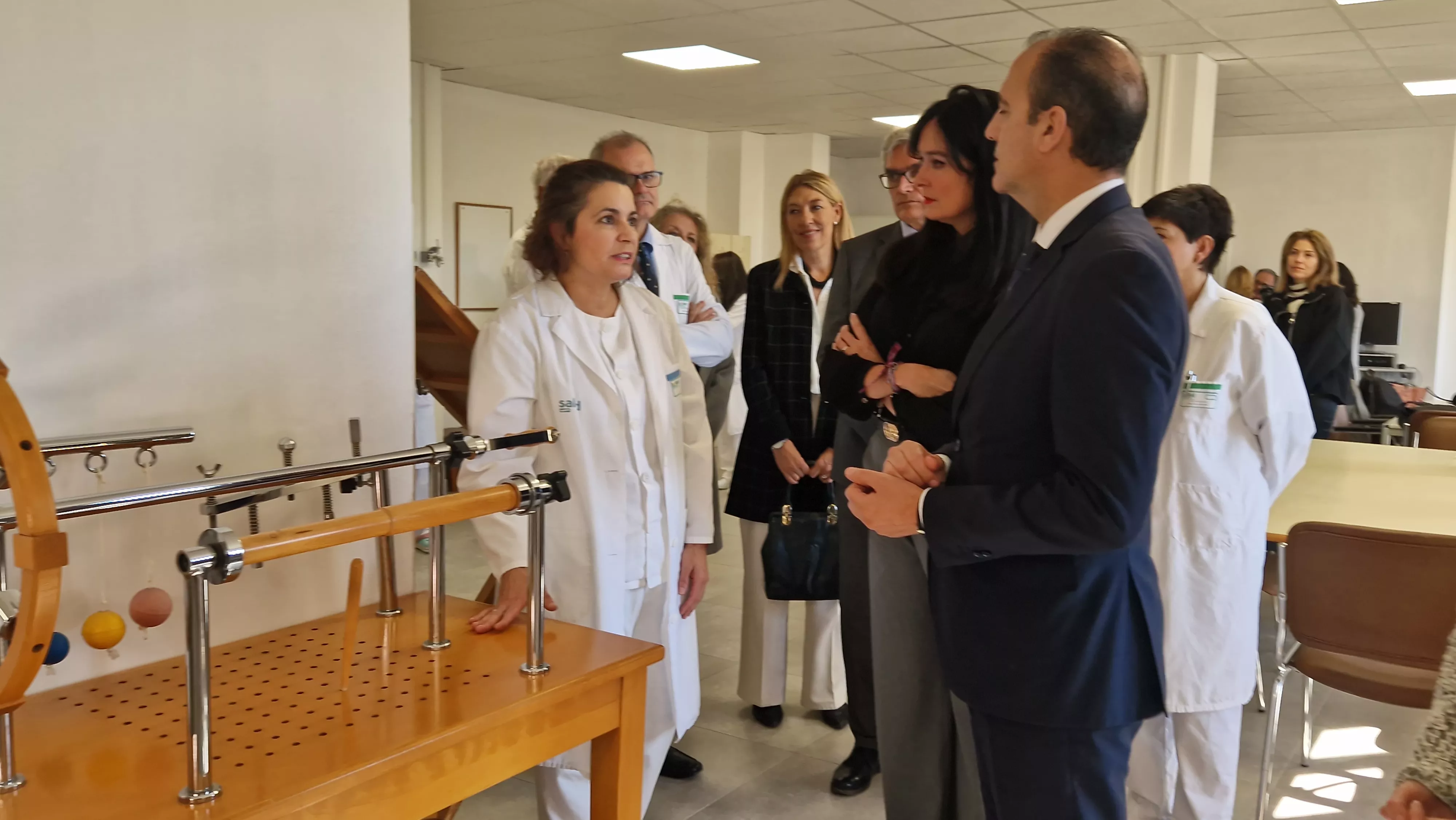 Inauguración del nuevo Hospital de Día de Geriatría de Huesca. Foto Myriam Martínez