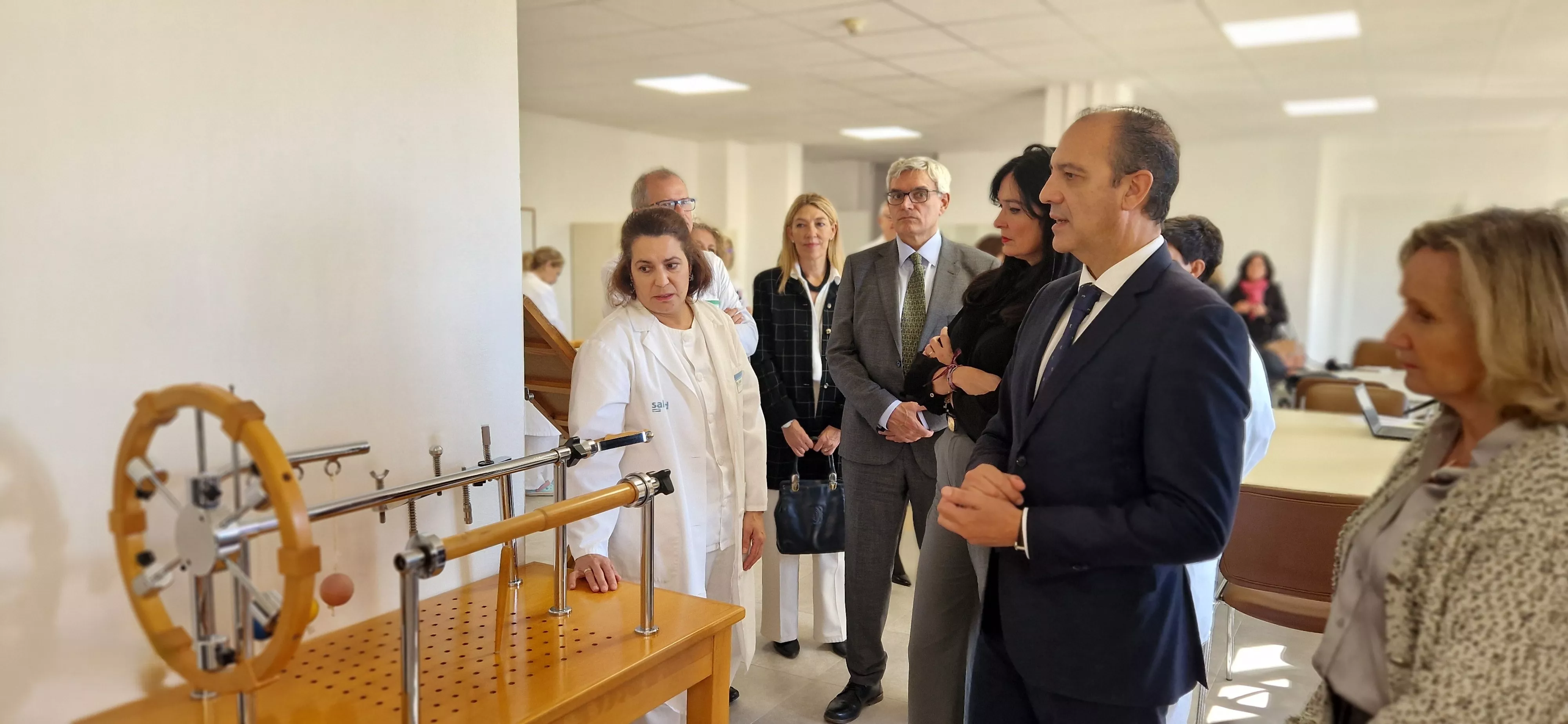 Inauguración del nuevo Hospital de Día de Geriatría de Huesca. Foto Myriam Martínez