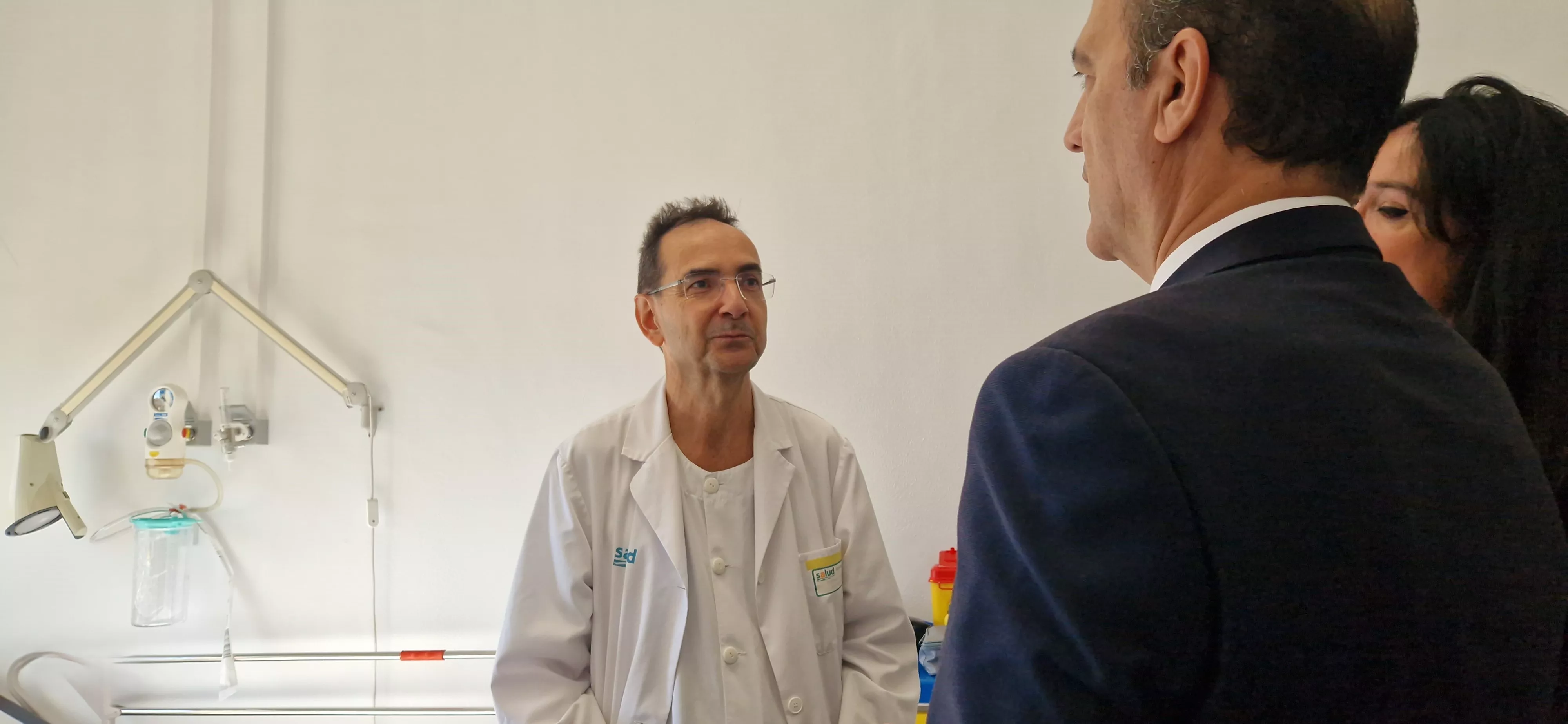 Inauguración del nuevo Hospital de Día de Geriatría de Huesca. Foto Myriam Martínez