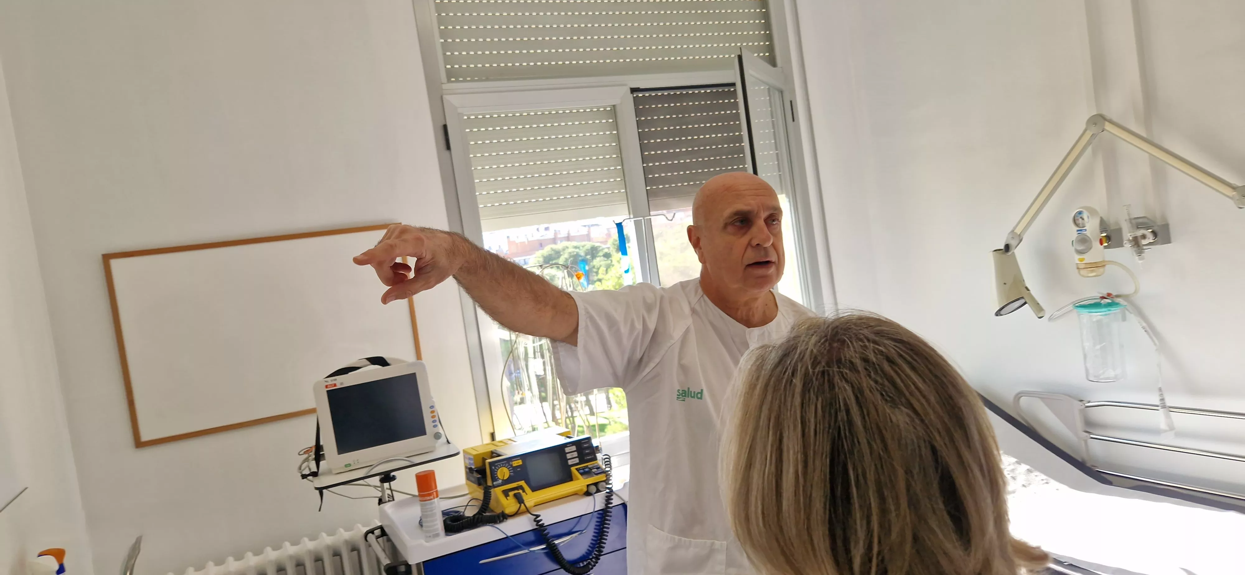 Inauguración del nuevo Hospital de Día de Geriatría de Huesca. Foto Myriam Martínez