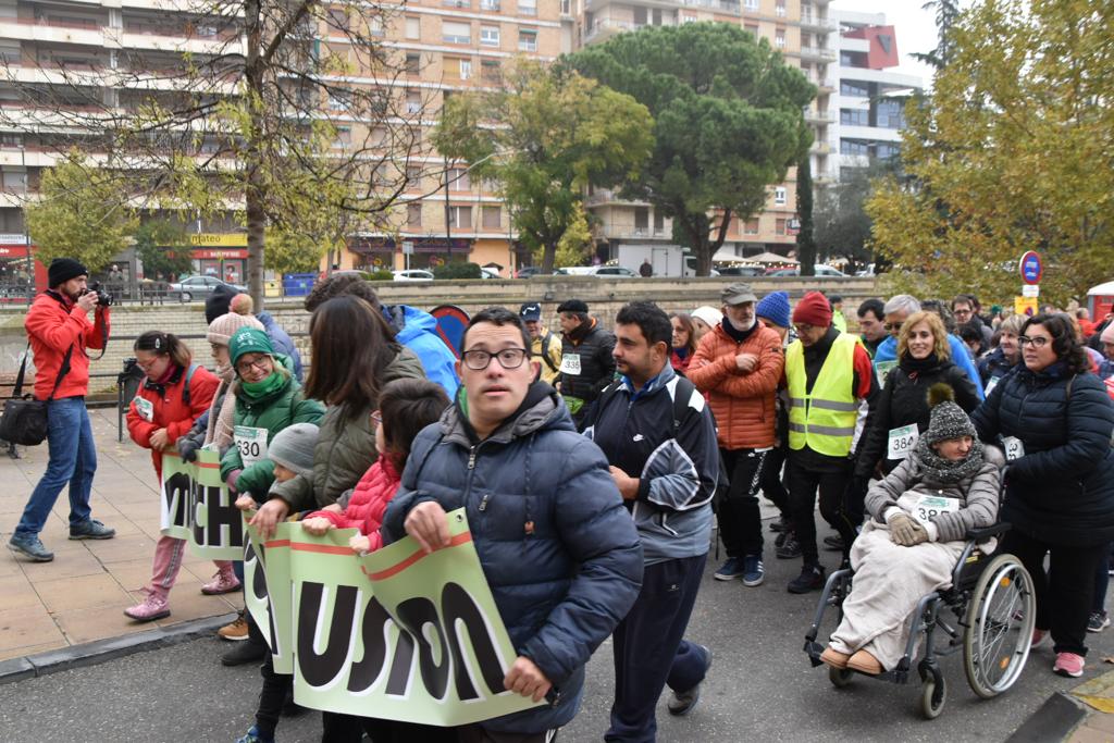 Marcha por la inclusión en Monzón 