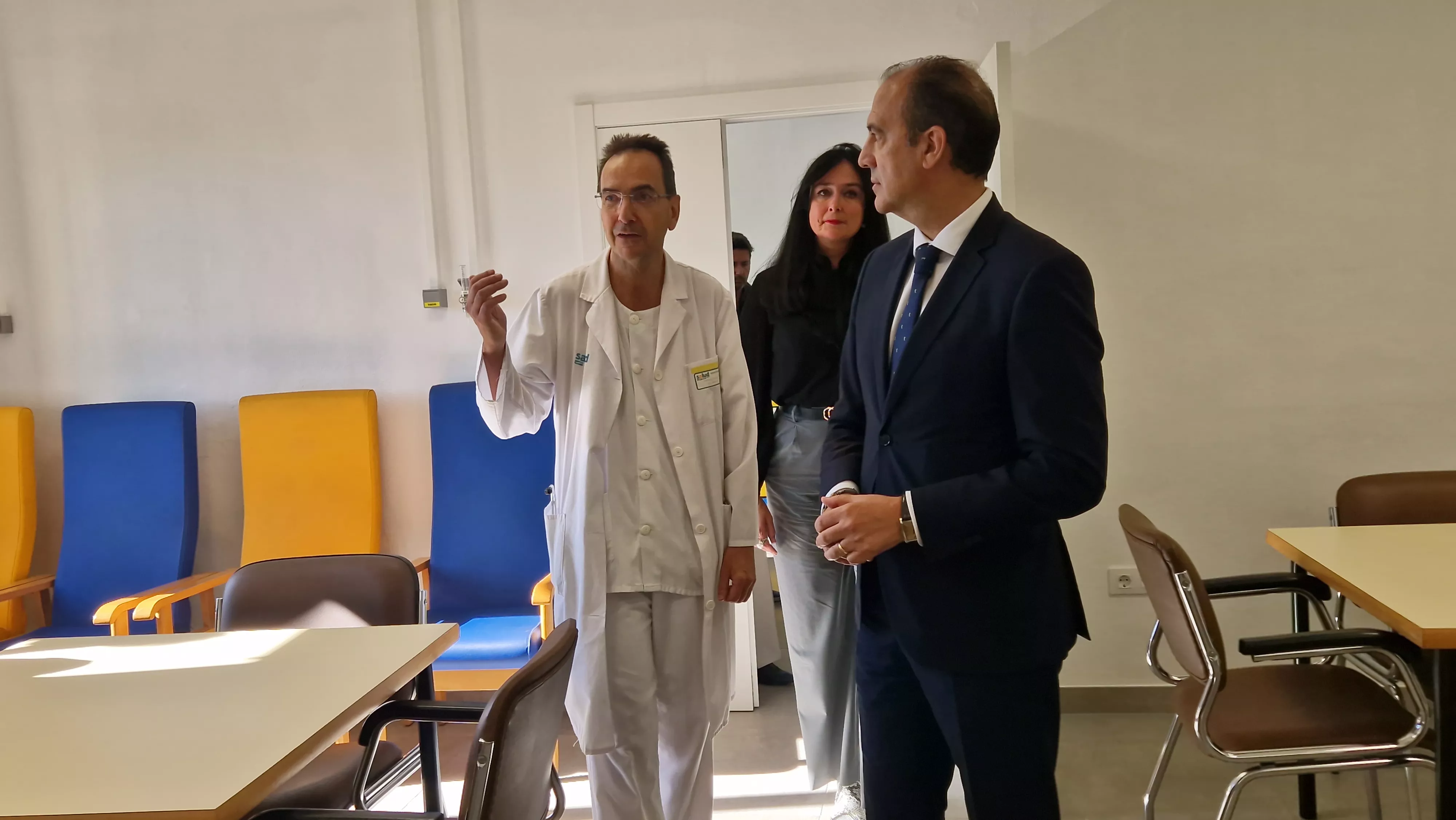 Inauguración del nuevo Hospital de Día de Geriatría de Huesca. Foto Myriam Martínez