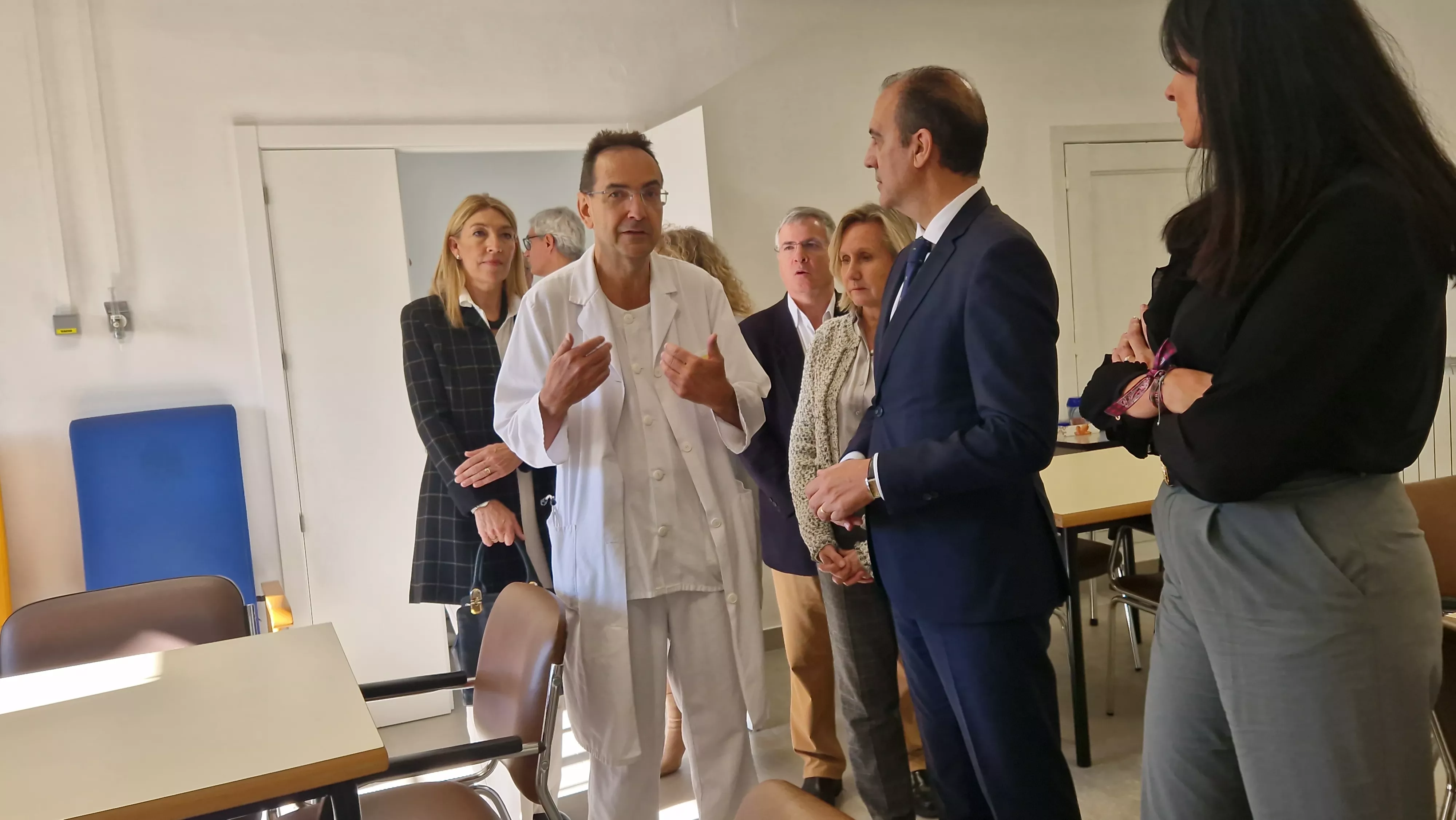 Inauguración del nuevo Hospital de Día de Geriatría de Huesca. Foto Myriam Martínez