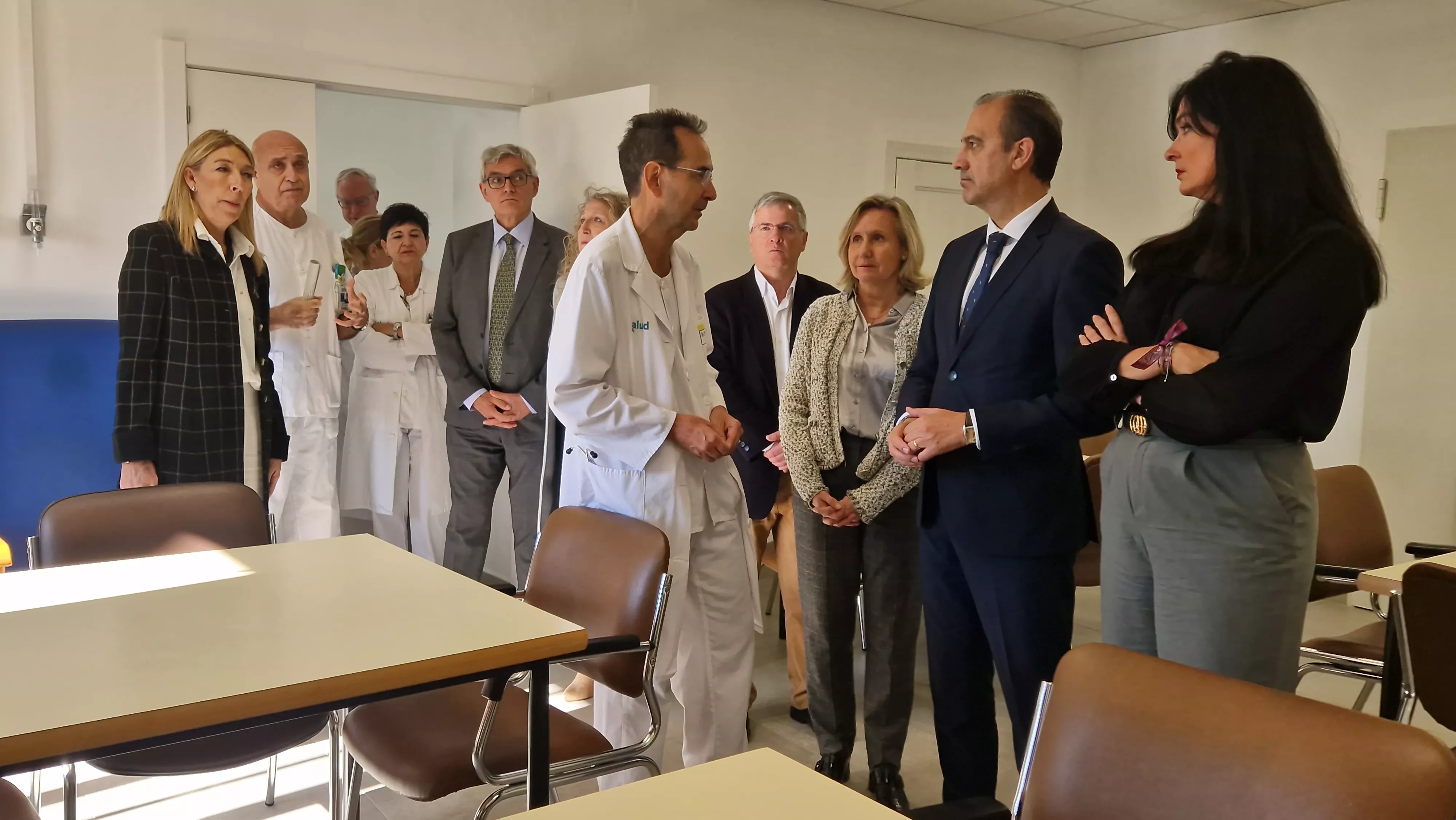 Inauguración del nuevo Hospital de Día de Geriatría de Huesca. Foto Myriam Martínez