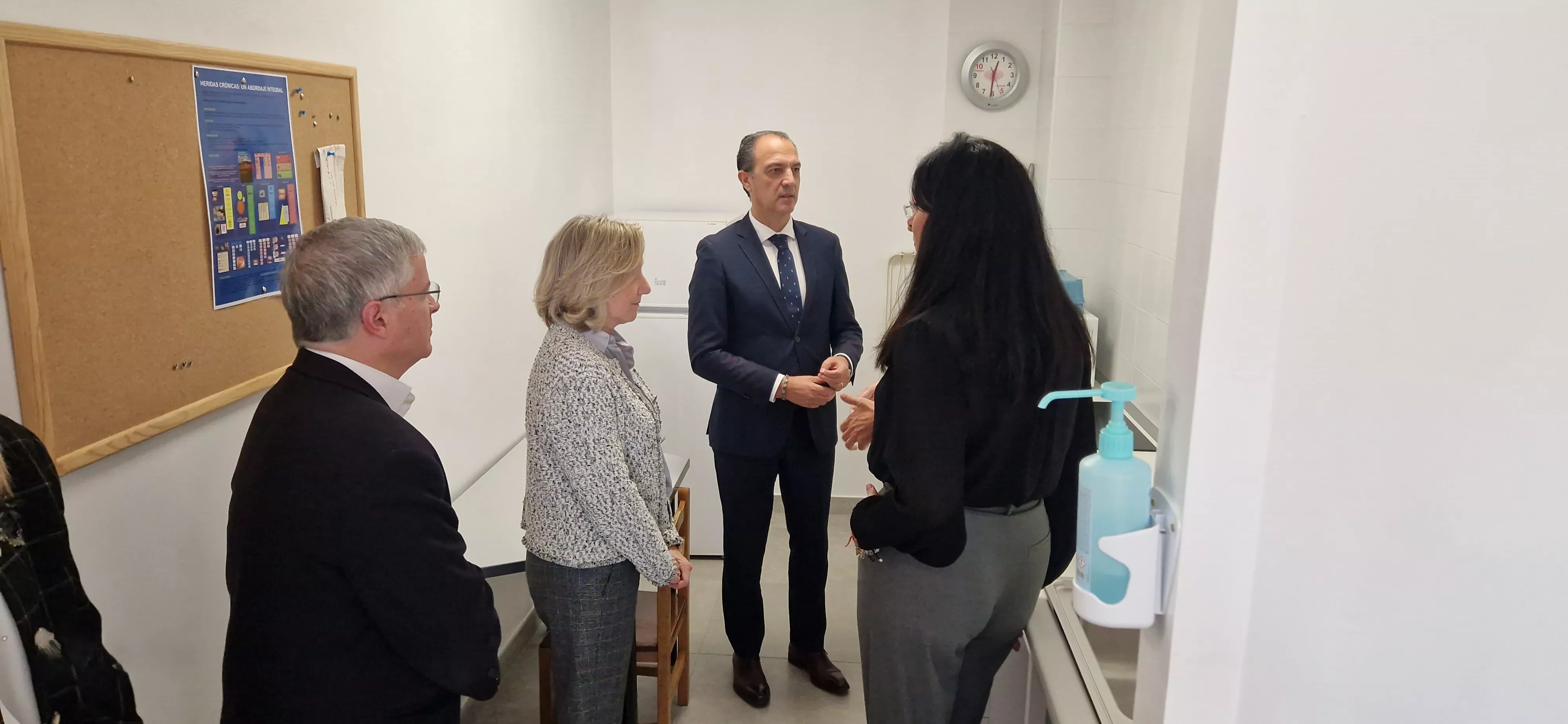 Inauguración del nuevo Hospital de Día de Geriatría de Huesca. Foto Myriam Martínez