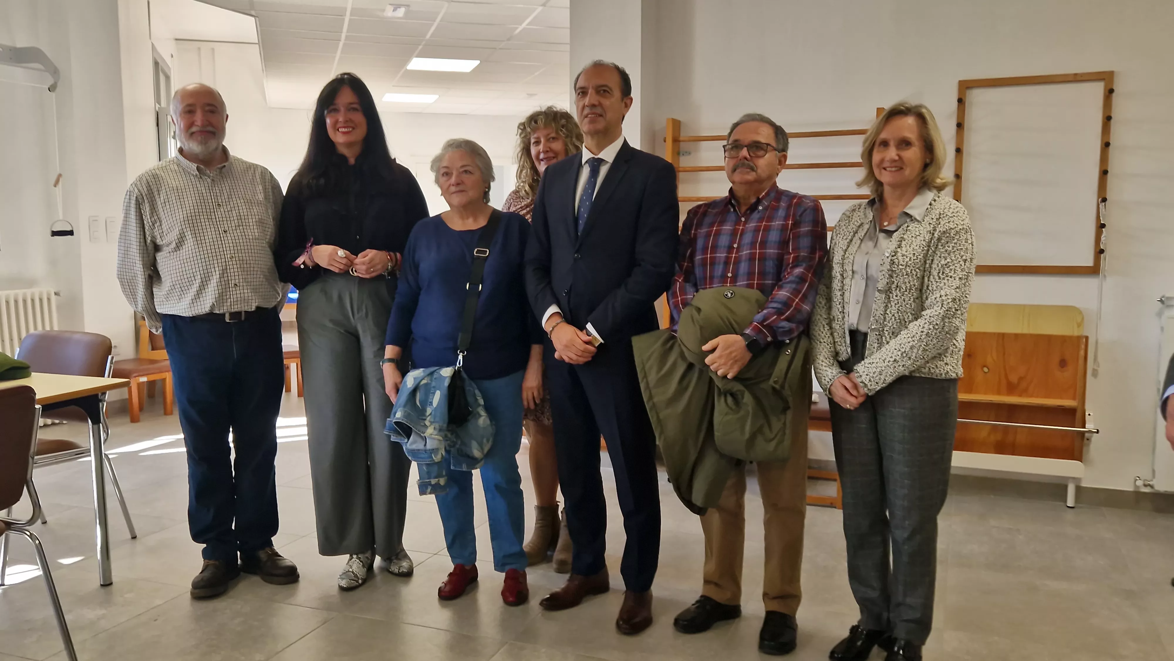 Inauguración del nuevo Hospital de Día de Geriatría de Huesca. Foto Myriam Martínez
