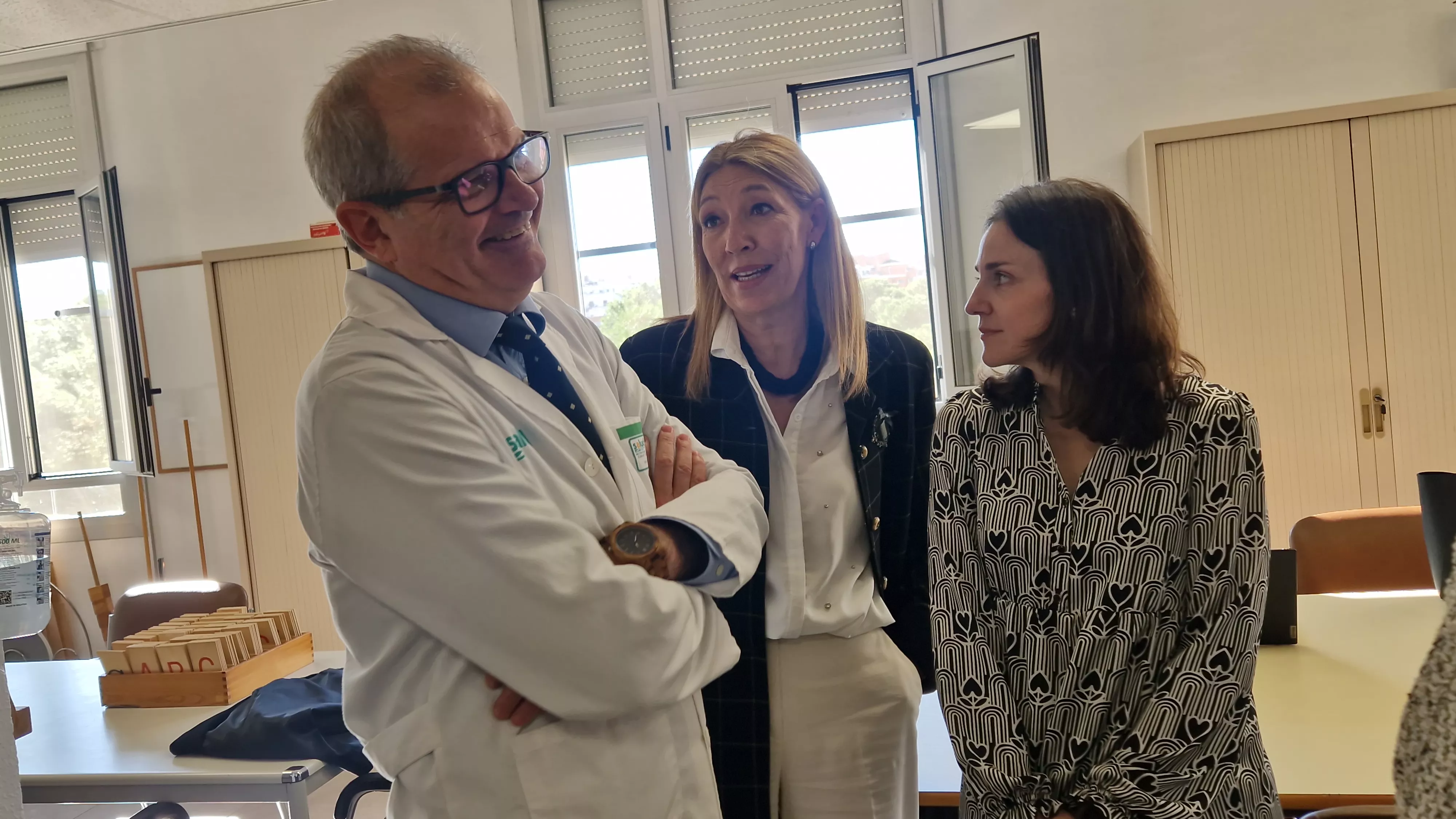 Inauguración del nuevo Hospital de Día de Geriatría de Huesca. Foto Myriam Martínez