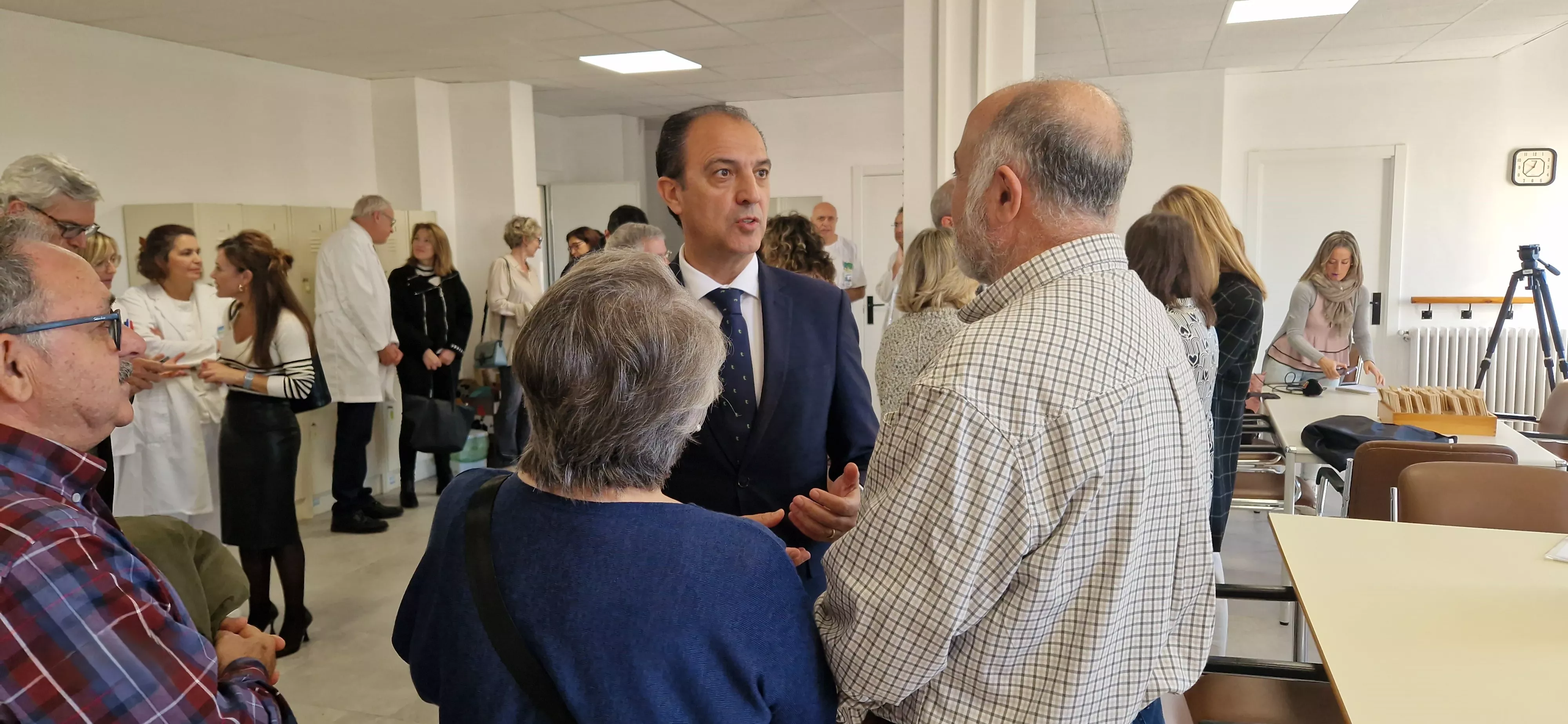 Inauguración del nuevo Hospital de Día de Geriatría de Huesca. Foto Myriam Martínez
