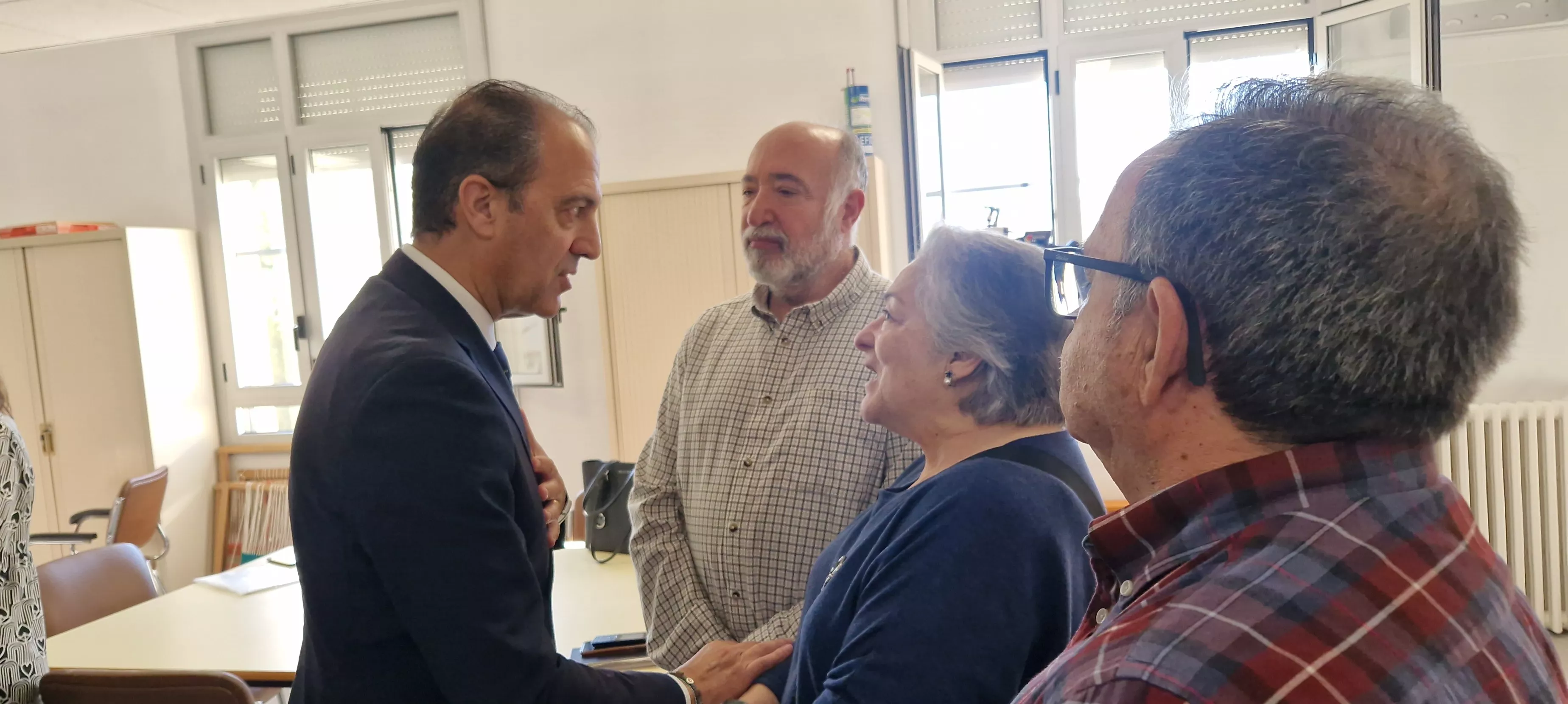 Inauguración del nuevo Hospital de Día de Geriatría de Huesca. Foto Myriam Martínez