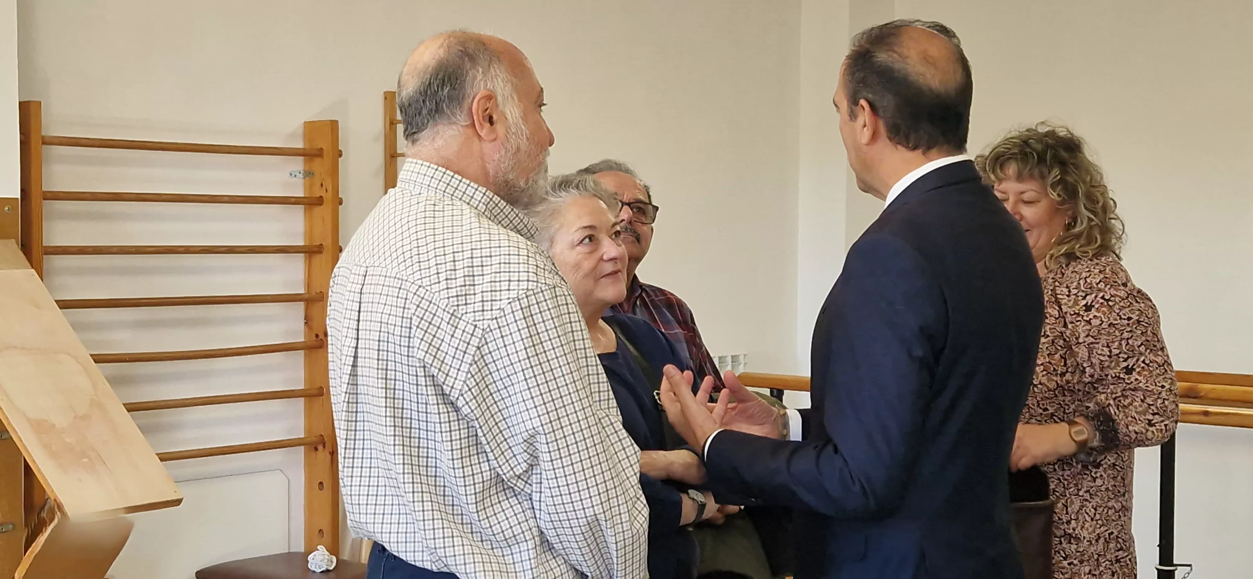 Inauguración del nuevo Hospital de Día de Geriatría de Huesca. Foto Myriam Martínez