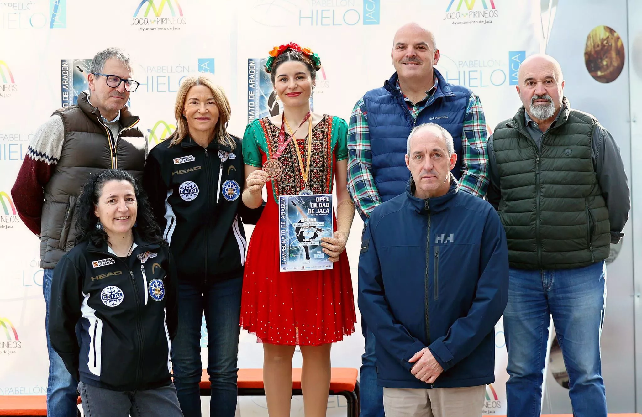 Participaron dos deportistas locales como Irene Lasaosa y Ángela Martín-Mora. Jaca volvió a ser la capital nacional del patinaje artístico sobre hielo. Foto: José Gallego