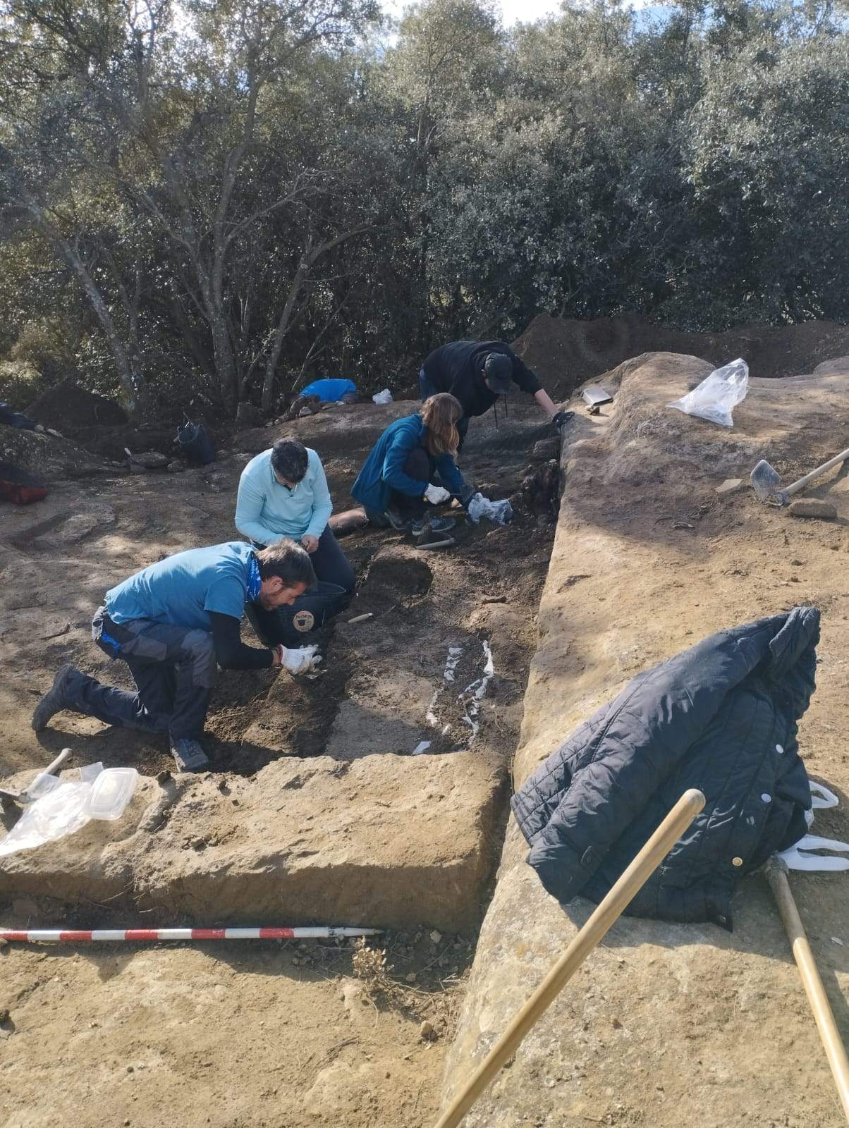 Excavación en Liesa 