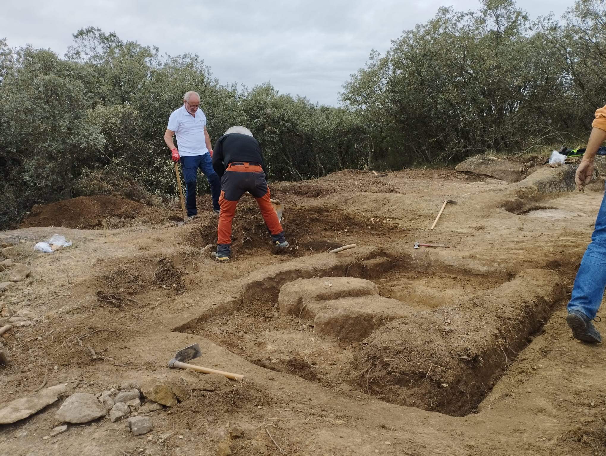 Excavación en Liesa 