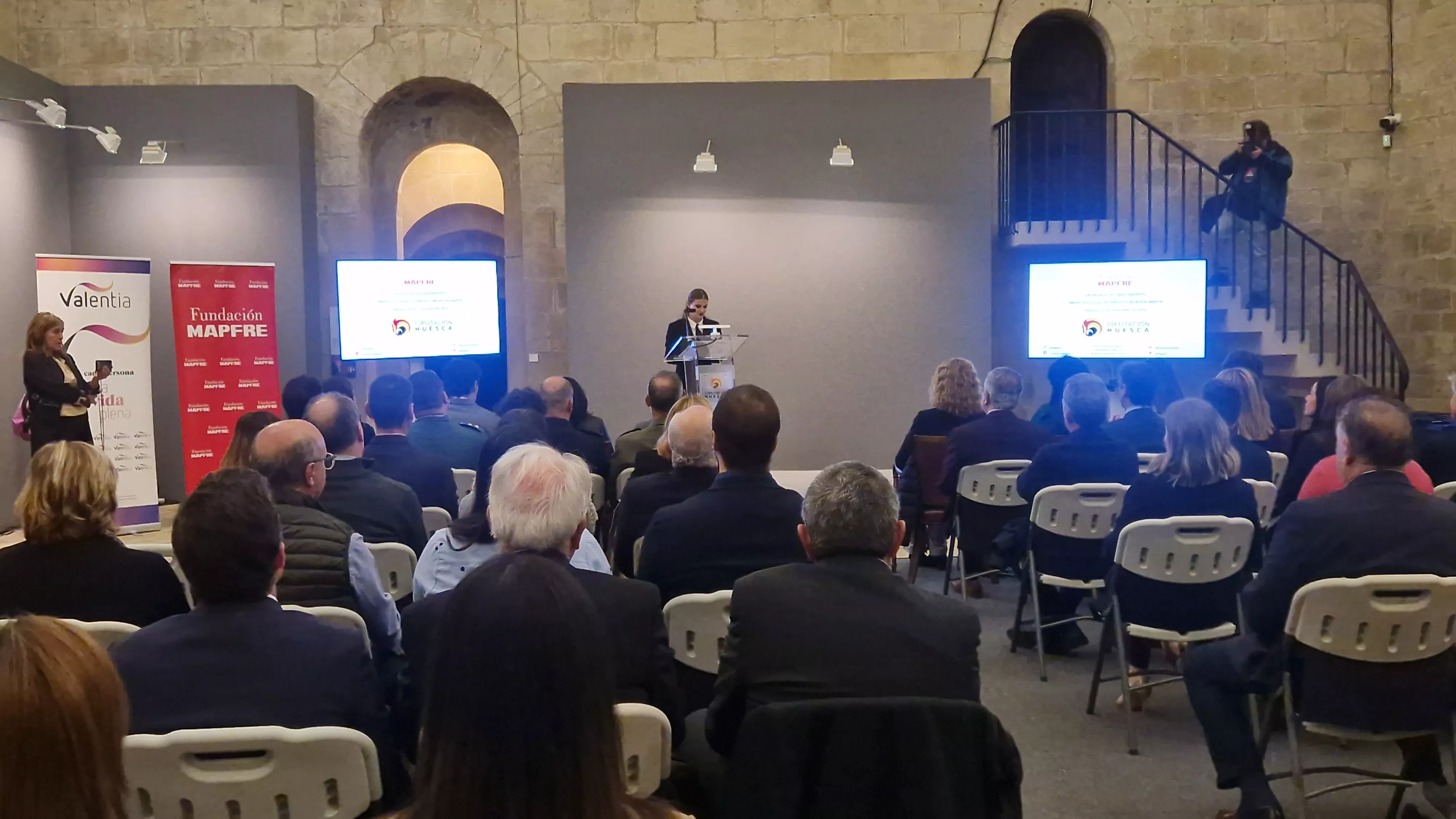 Entrega de los Premios Mapfre en Huesca con la presencia de la infanta Elena. Foto Myriam Martínez 