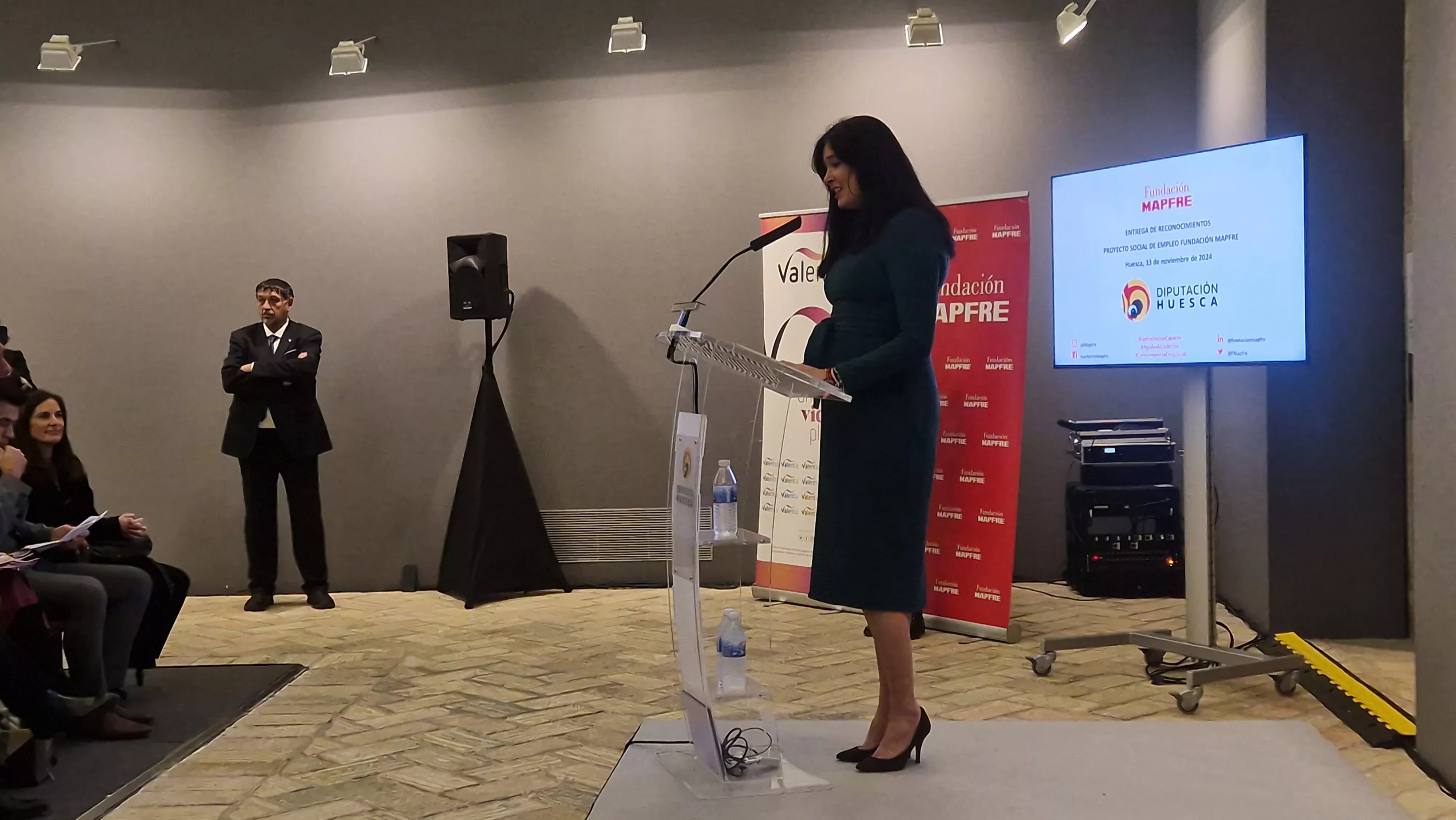 Entrega de los Premios Mapfre en Huesca con la presencia de la infanta Elena. Foto Myriam Martínez 