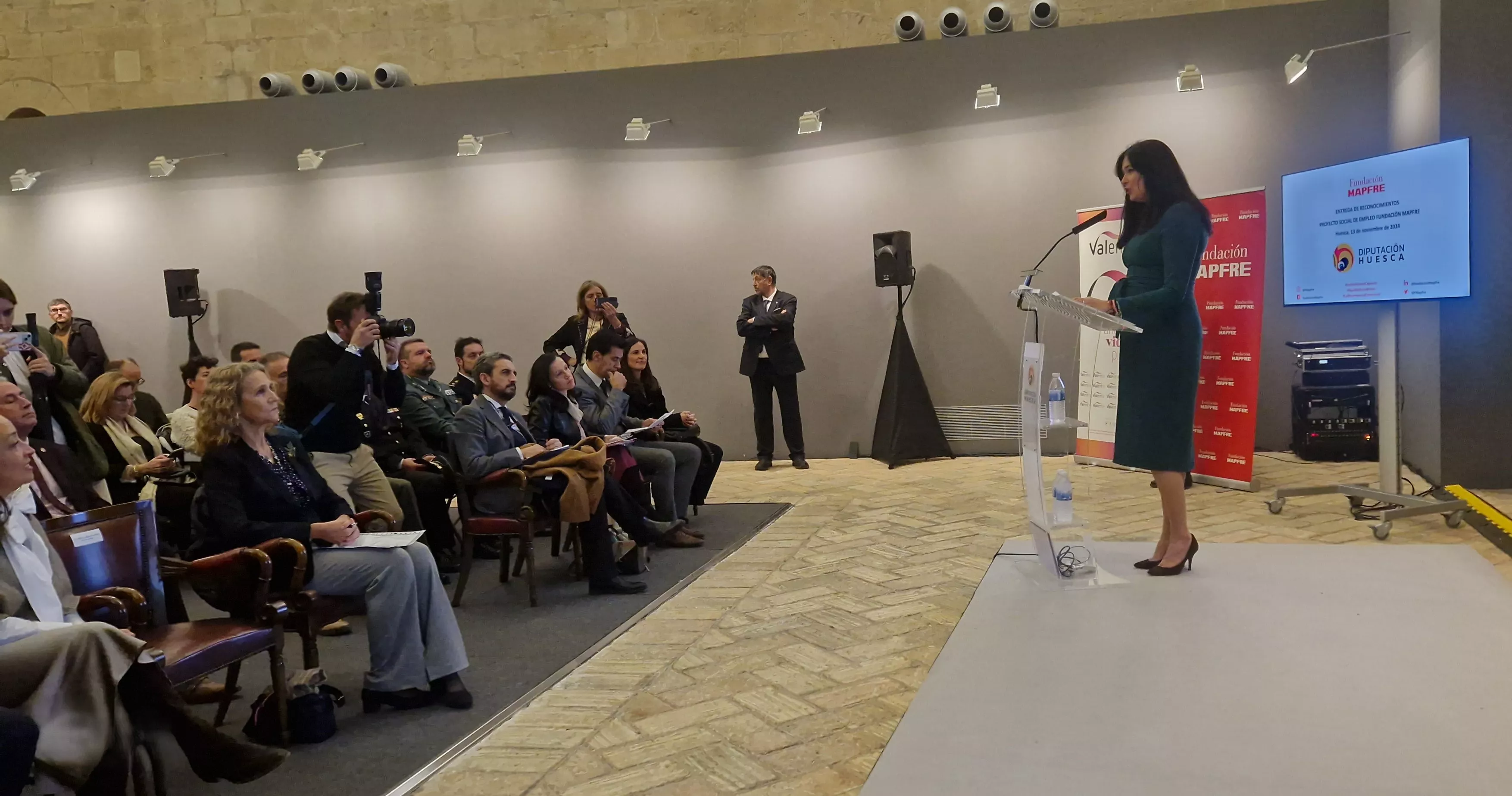 Entrega de los Premios Mapfre en Huesca con la presencia de la infanta Elena. Foto Myriam Martínez 