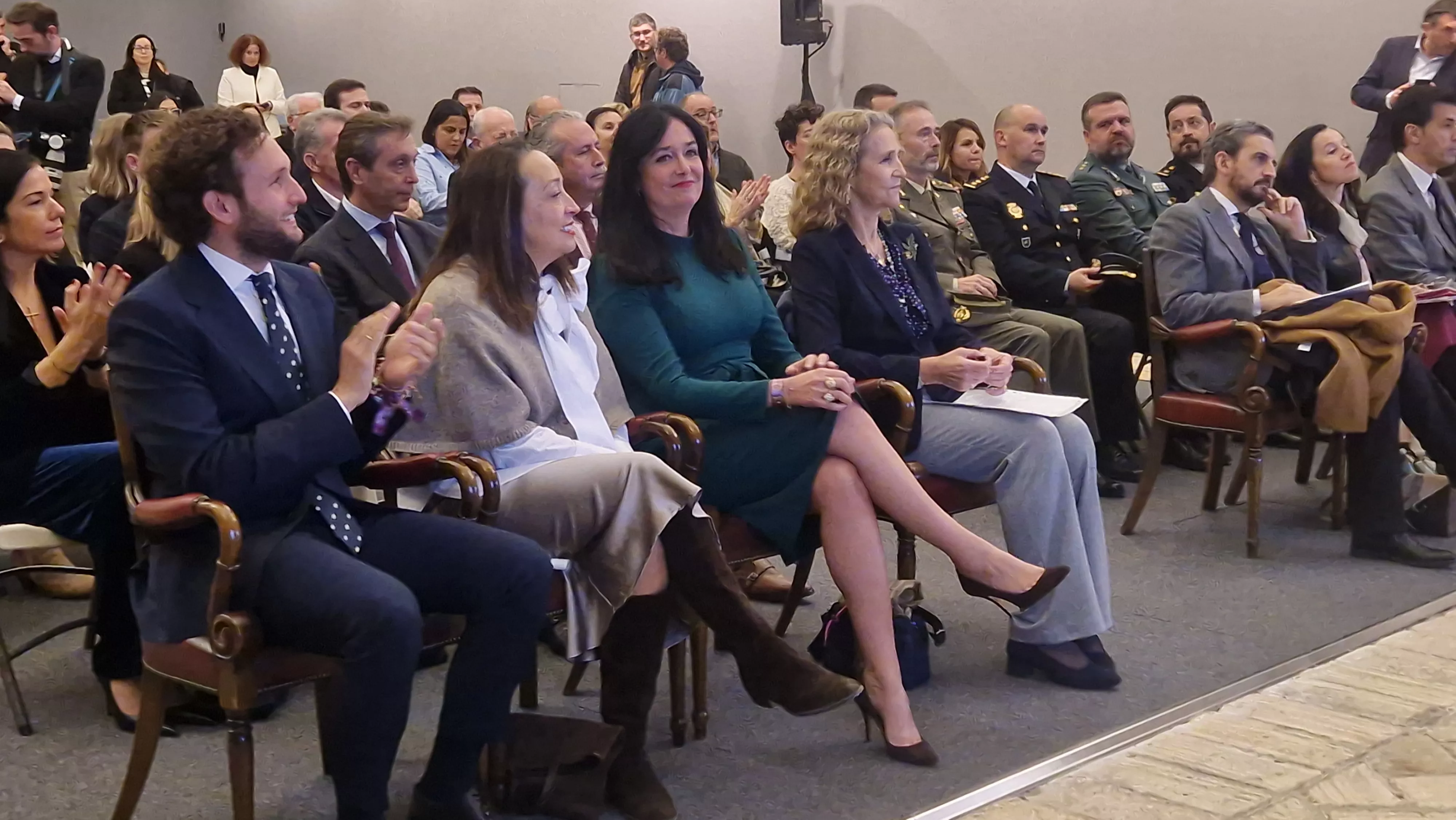 Entrega de los Premios Mapfre en Huesca con la presencia de la infanta Elena. Foto Myriam Martínez 