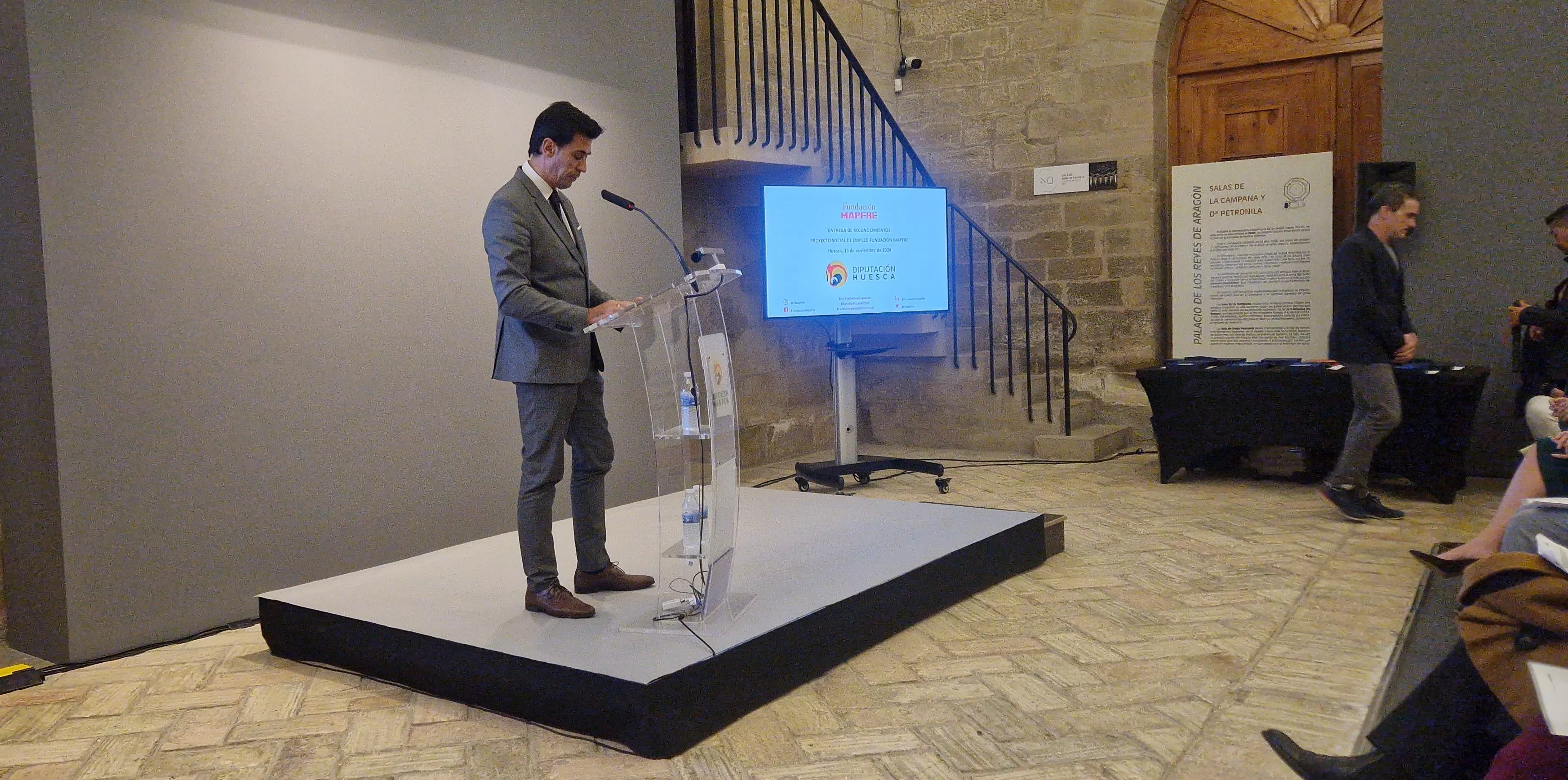 Entrega de los Premios Mapfre en Huesca con la presencia de la infanta Elena. Foto Myriam Martínez 