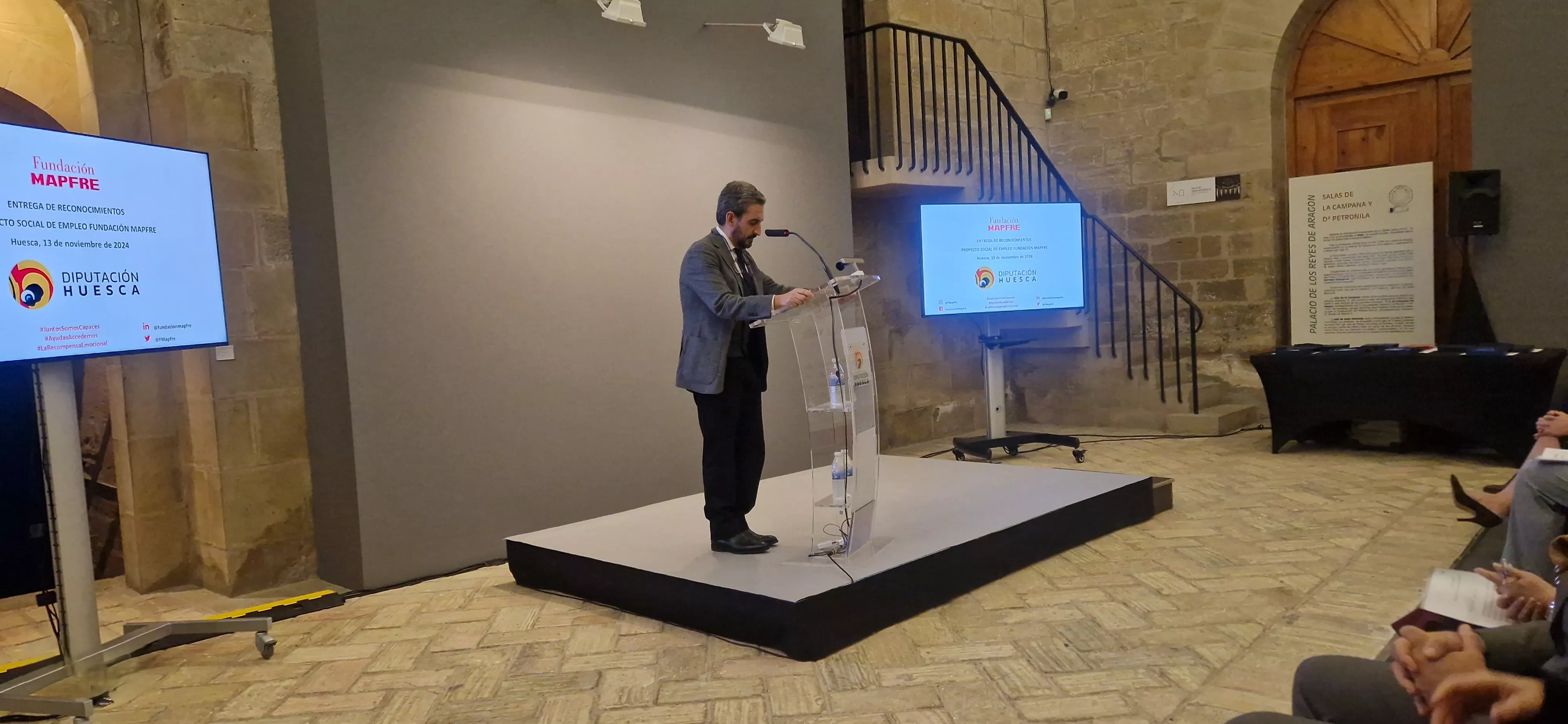 Entrega de los Premios Mapfre en Huesca con la presencia de la infanta Elena. Foto Myriam Martínez 