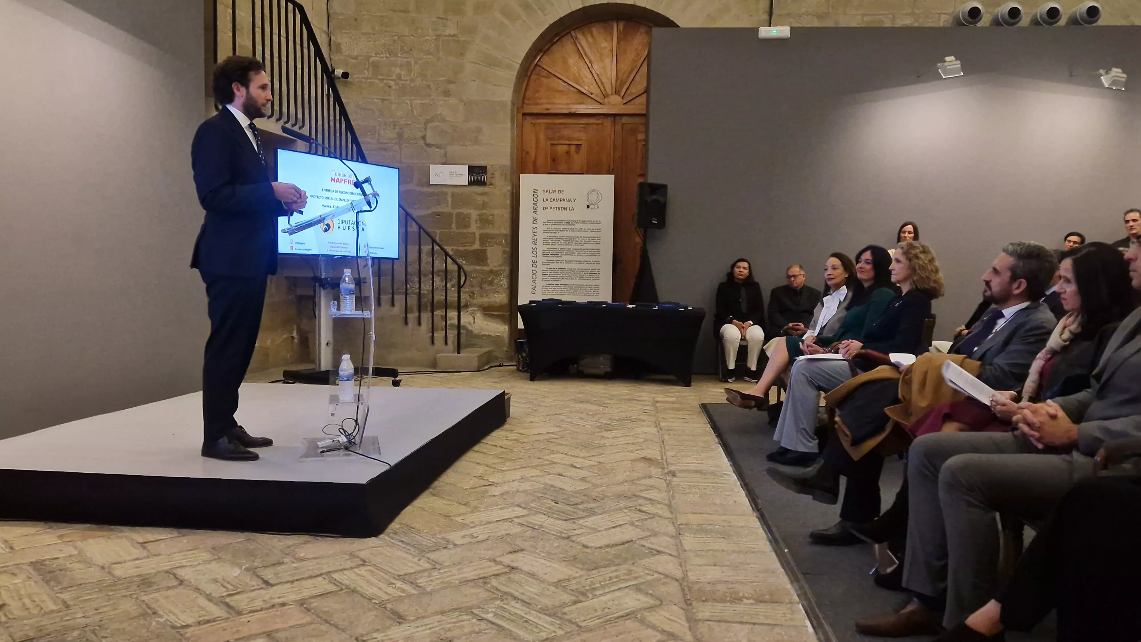 Entrega de los Premios Mapfre en Huesca con la presencia de la infanta Elena. Foto Myriam Martínez 