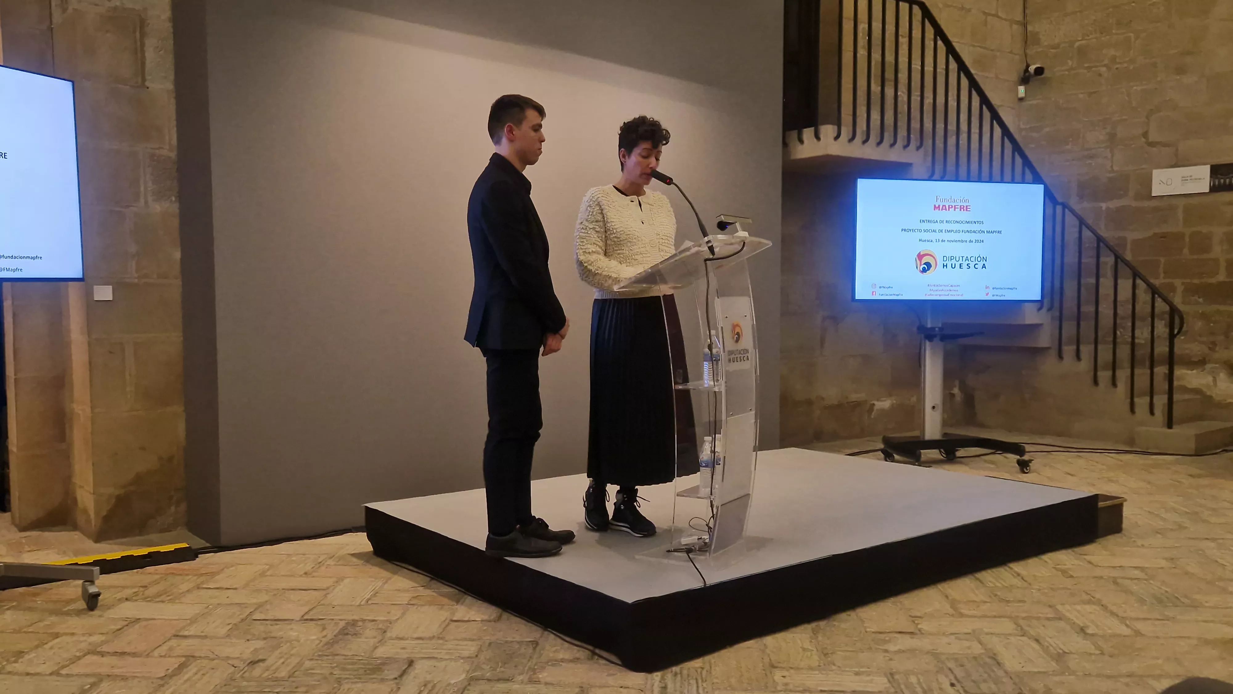 Entrega de los Premios Mapfre en Huesca con la presencia de la infanta Elena. Foto Myriam Martínez 