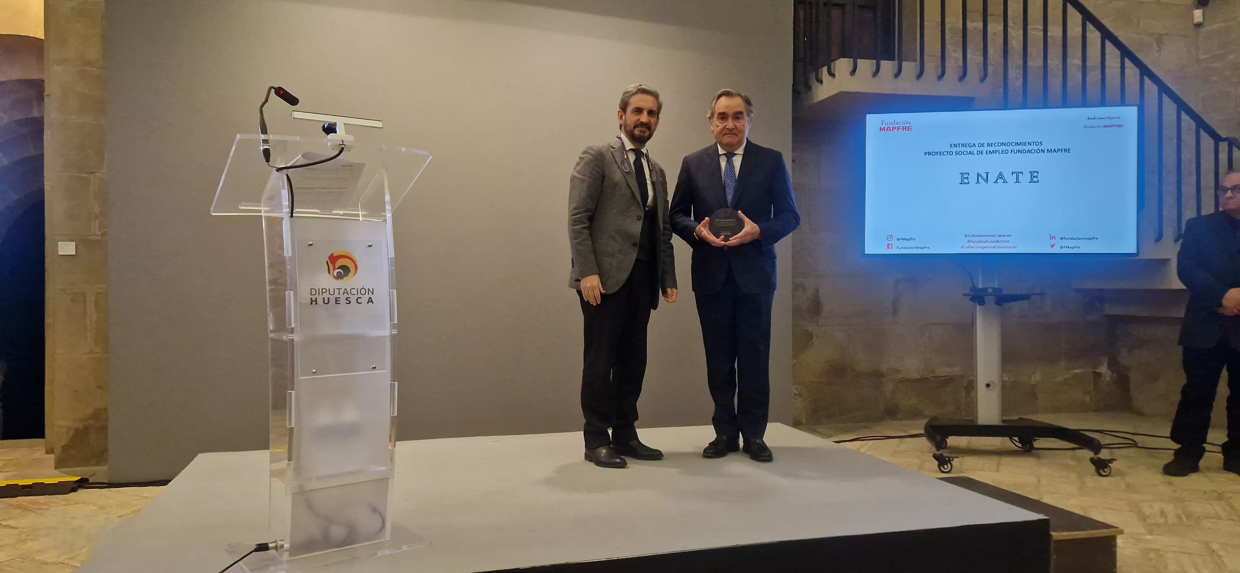 Entrega de los Premios Mapfre en Huesca con la presencia de la infanta Elena. Foto Myriam Martínez 