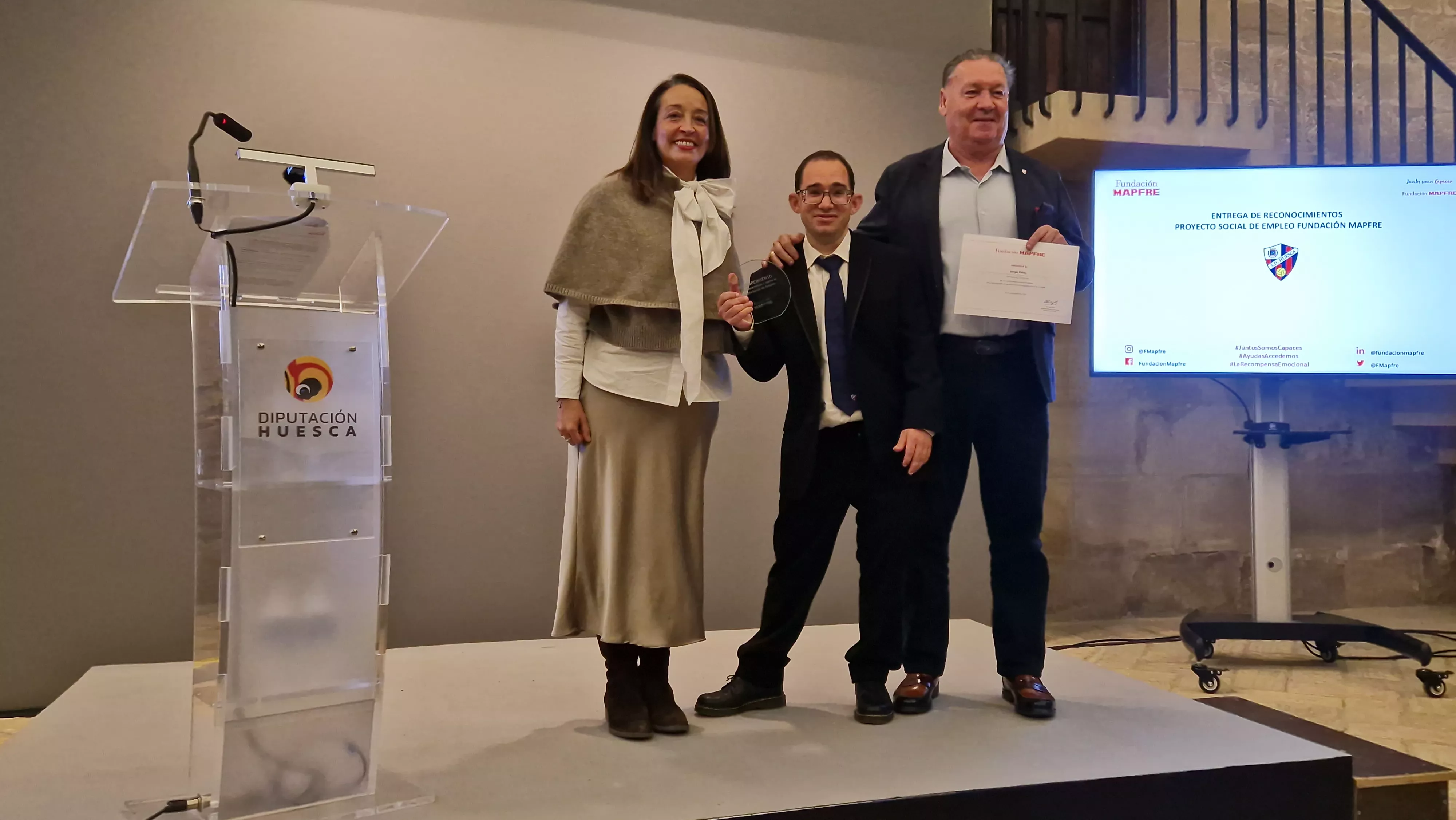 Entrega de los Premios Mapfre en Huesca con la presencia de la infanta Elena. Foto Myriam Martínez 