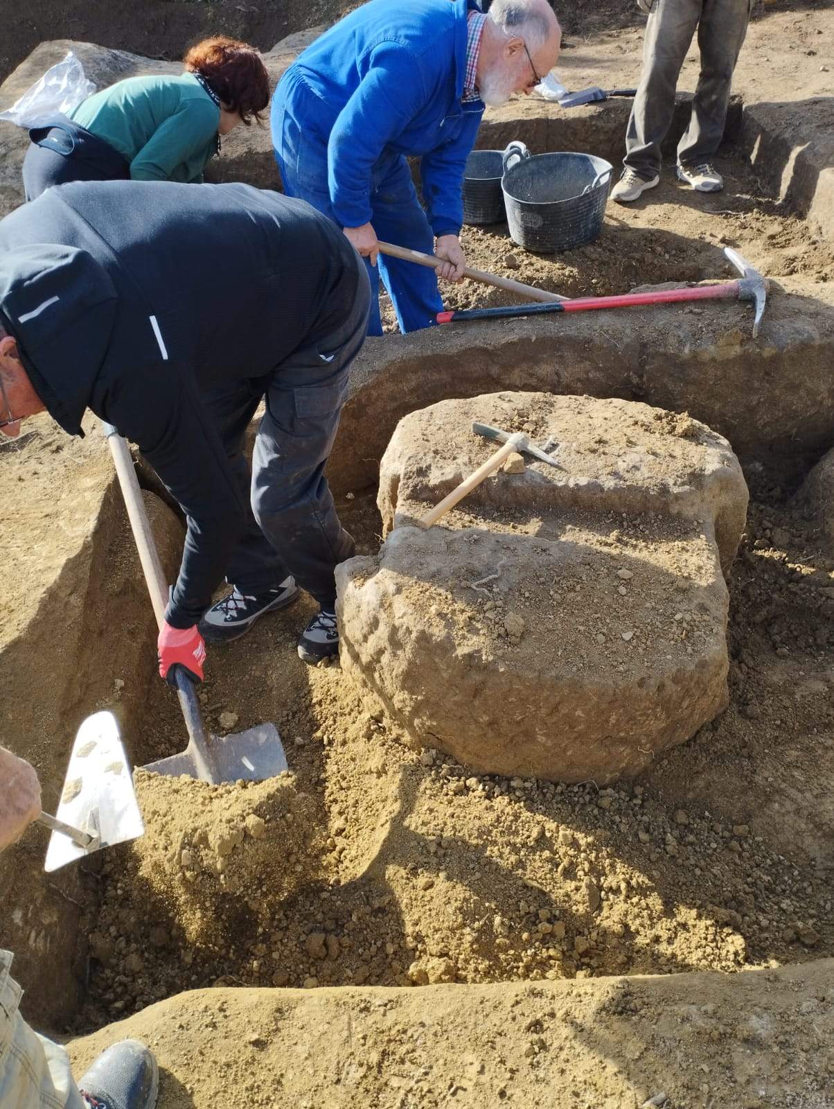 Excavación en Liesa 