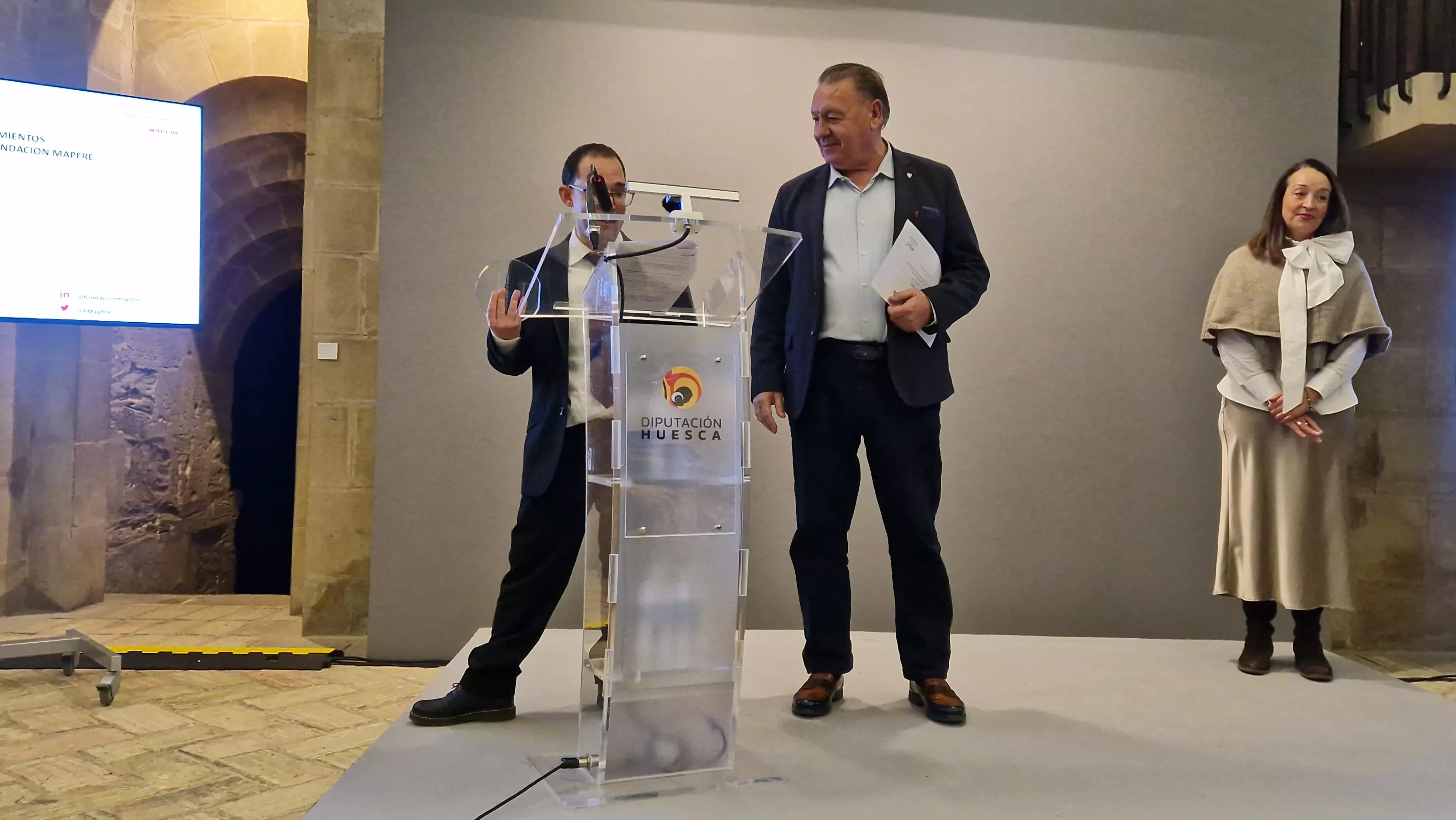 Entrega de los Premios Mapfre en Huesca con la presencia de la infanta Elena. Foto Myriam Martínez 