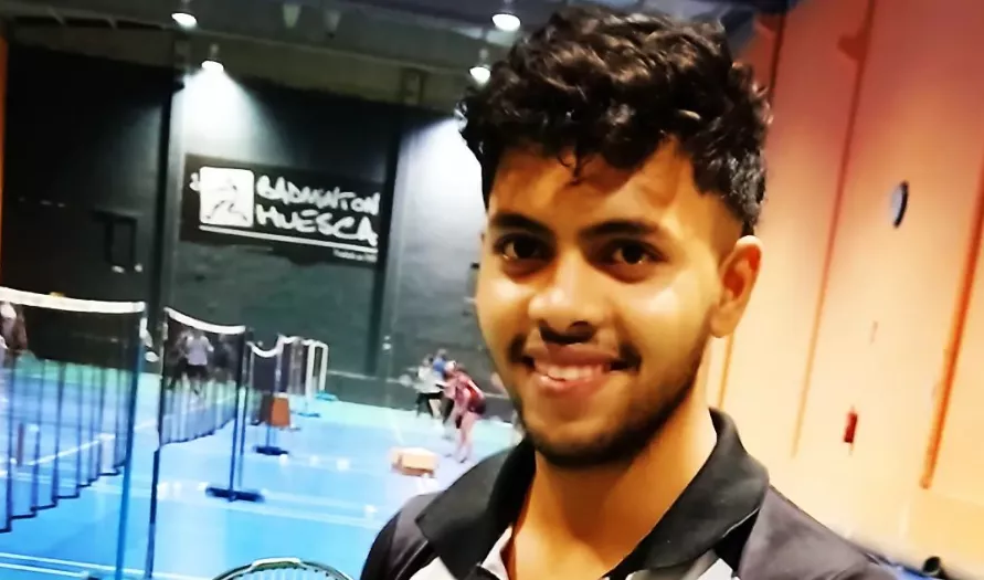 El indú Mohamed Farhan ayudará a crecer al Bádminton Huesca El indú Mohamed Farhan ayudará a crecer al Bádminton Huesca