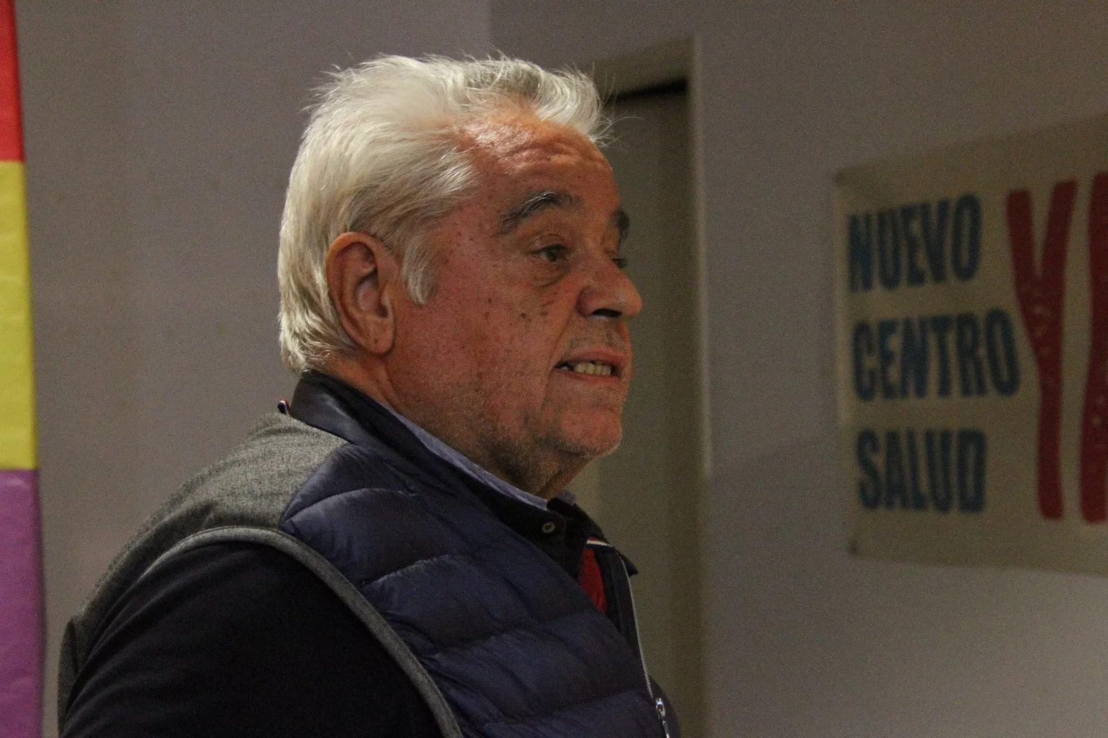 Presentación de la exposición en el Centro Republicano de Huesca. Foto Carlos Neofato