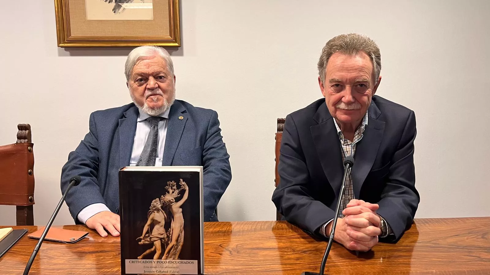 Joaquín Callabed y José María Borrel. Foto Mercedes Manterola