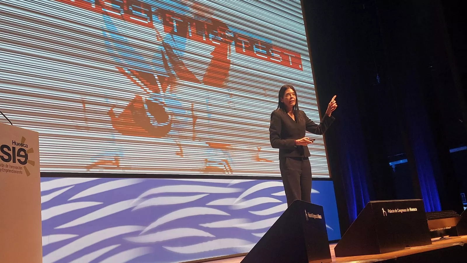 Silvia Leal en el SIE en Huesca