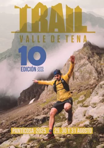 Cartel de la décima edición del Trail Valle de Tena.