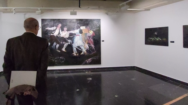 Exposición de Fernando Alvira en el Centro Ibercaja Huesca. Exposición de Fernando Alvira en el Centro Ibercaja Huesca.