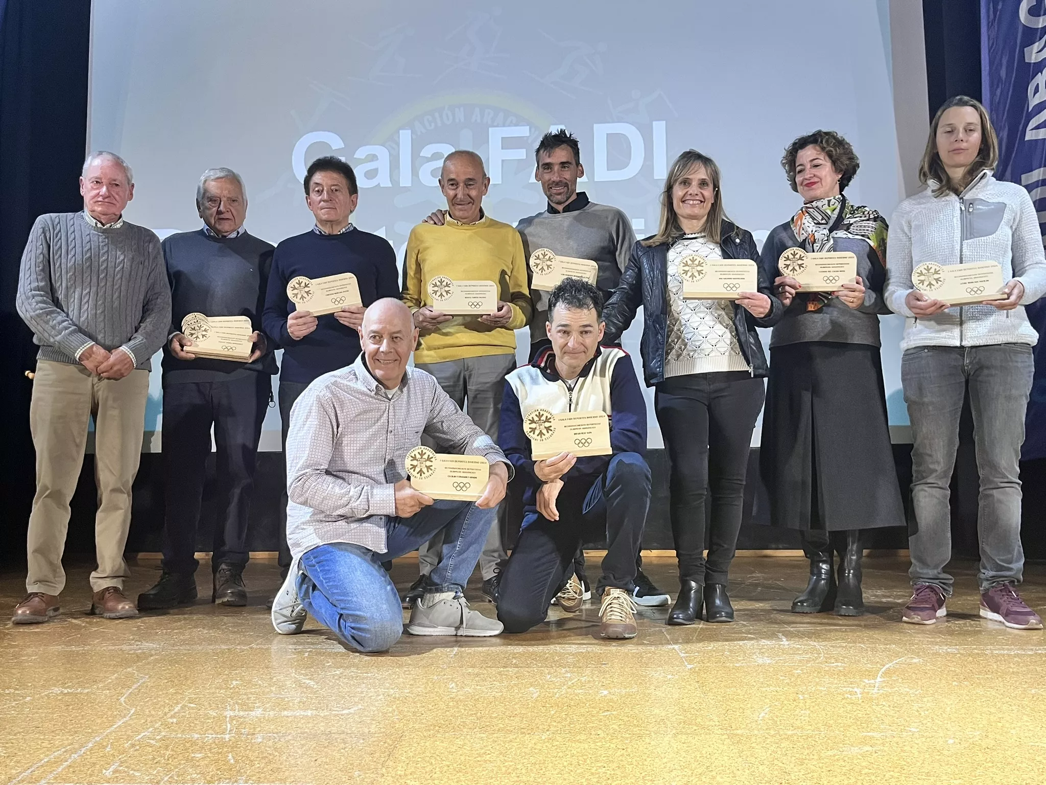 Homenaje a los olímpicos aragoneses de invierno en la Gala FADI