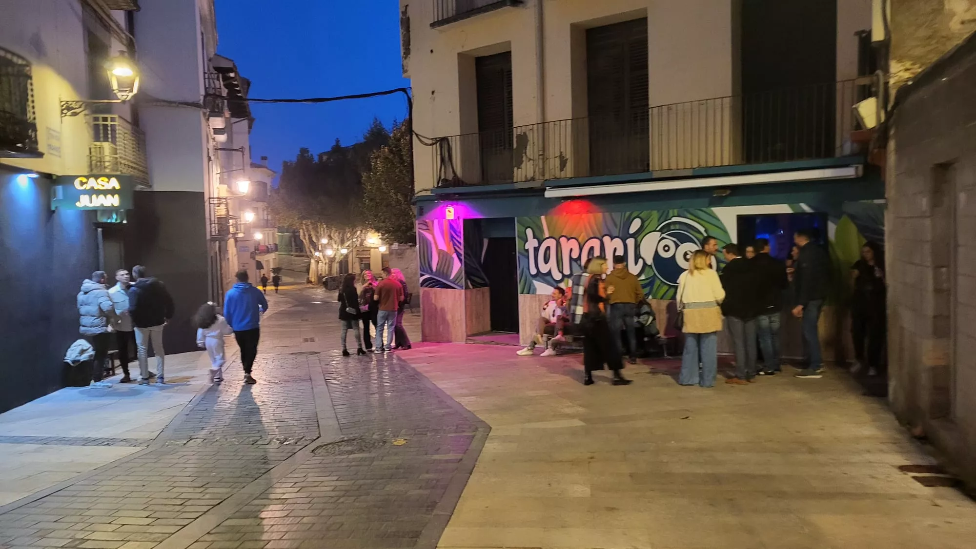 La zona de ambiente de Huesca ha registrado mucho ambiente y mínimos incidentes