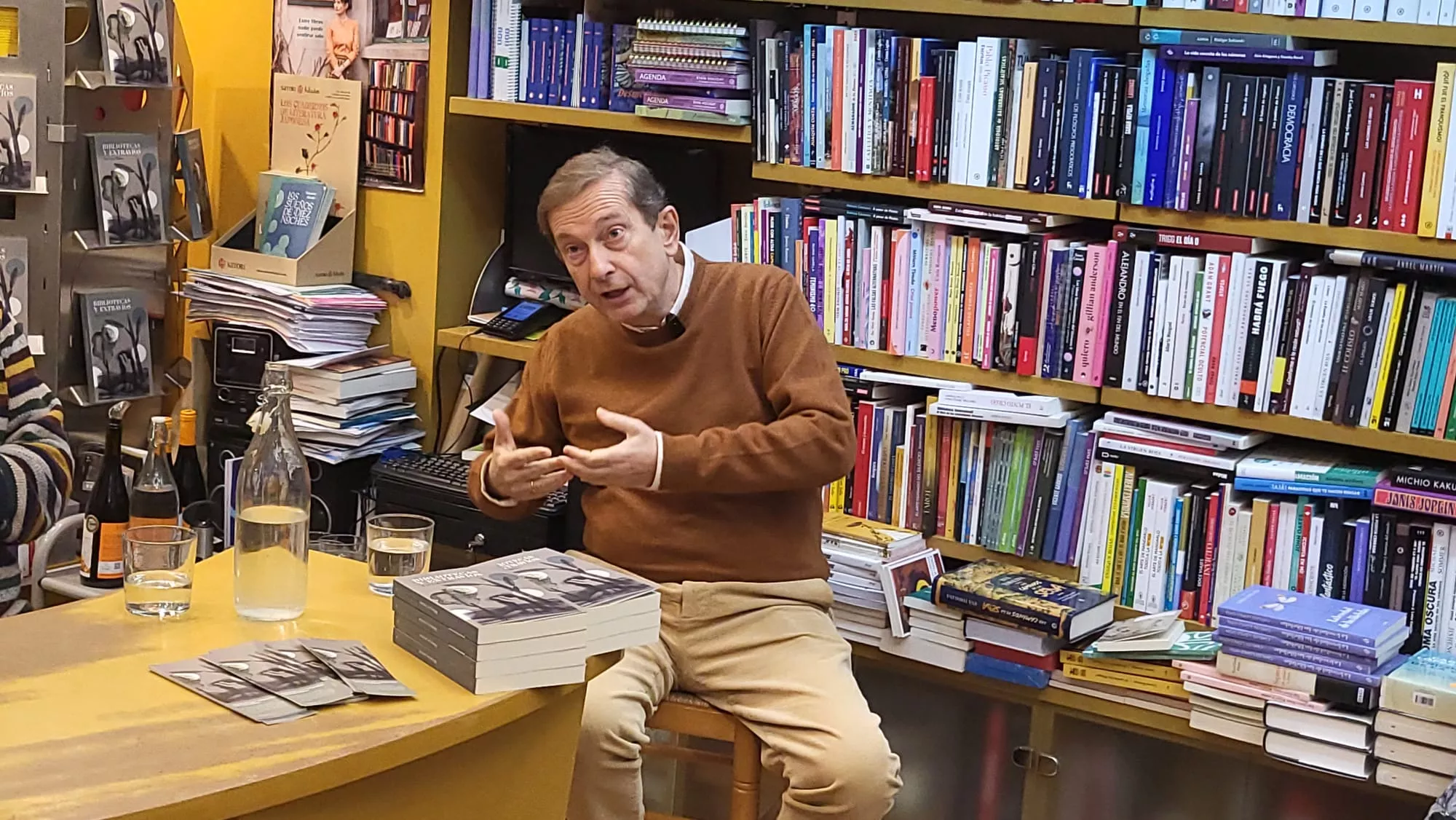 Presentación de José Luis Melero de Bibliotecas y Extravíos en la Anónima