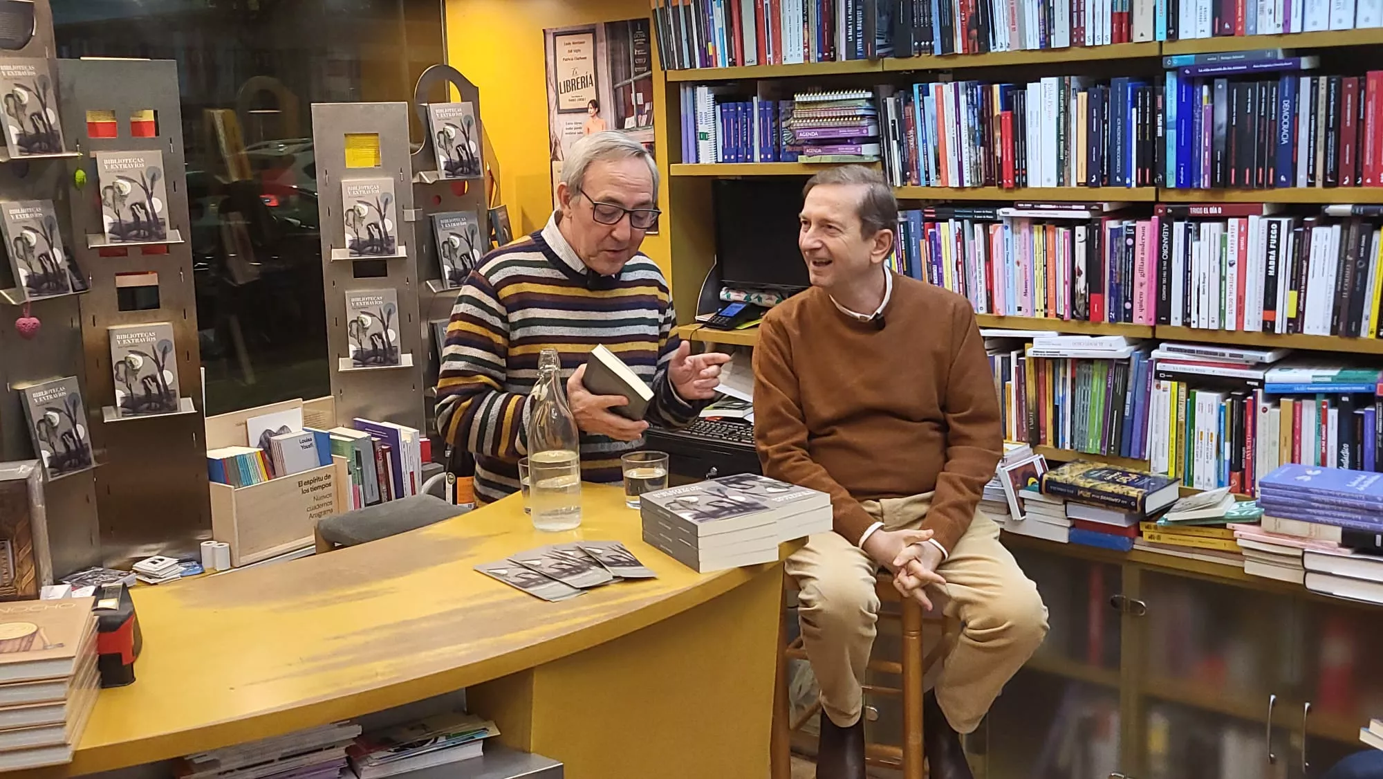 Presentación de José Luis Melero de Bibliotecas y Extravíos en la Anónima