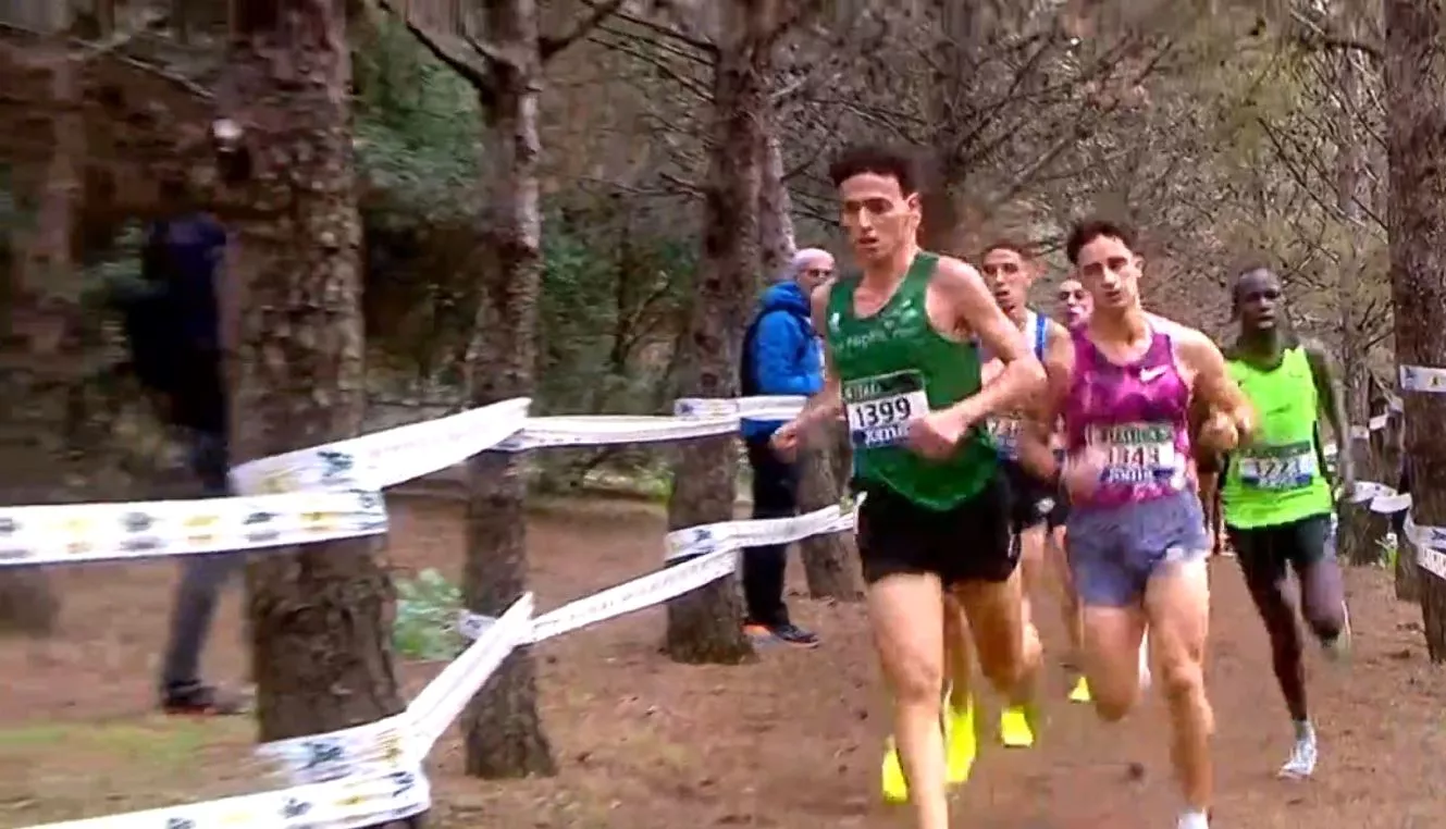 Pol Oriach en el duelo ante Martínez Chazarra.