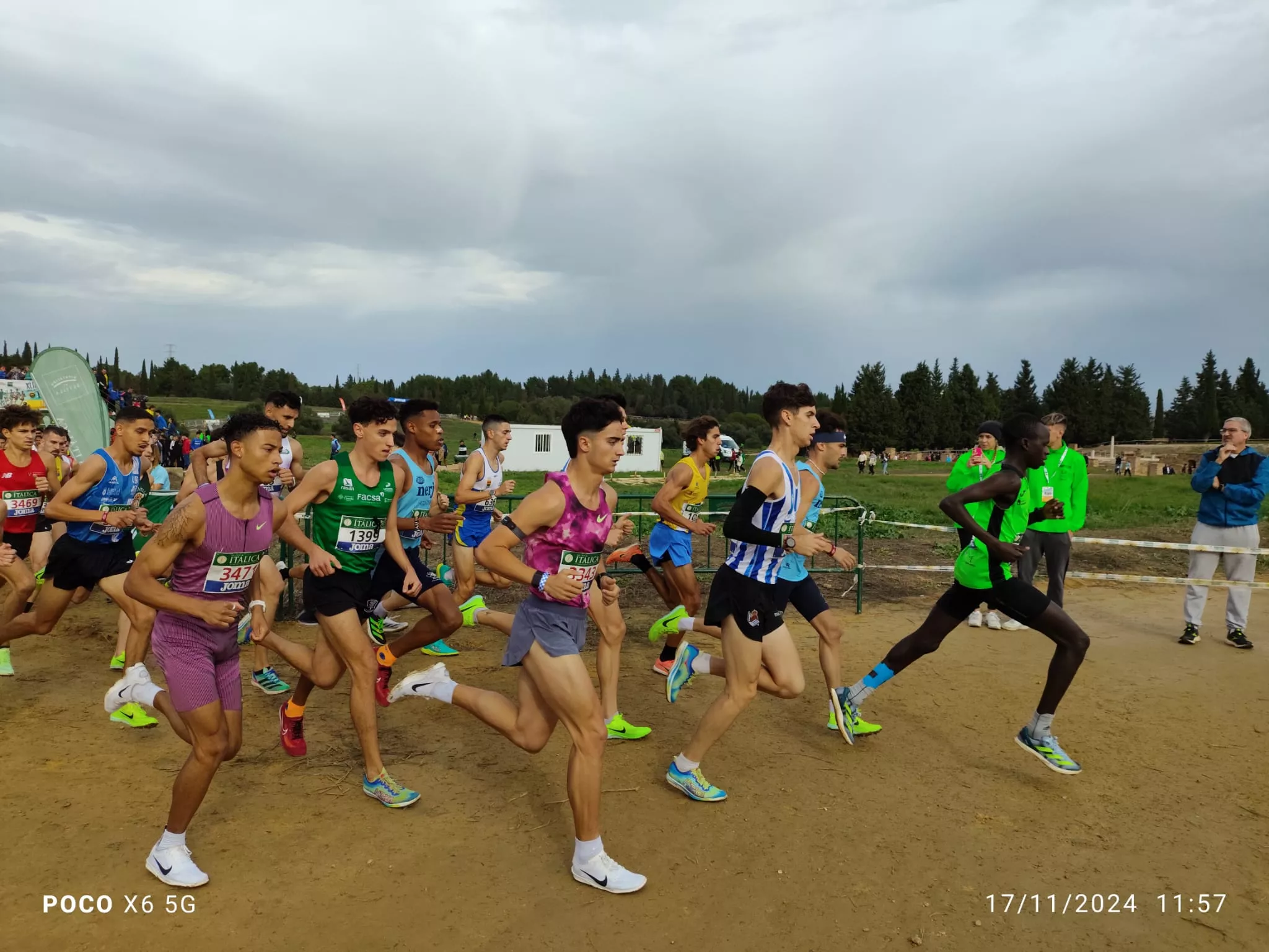 Pol Oriach, en la carrera Sub-23