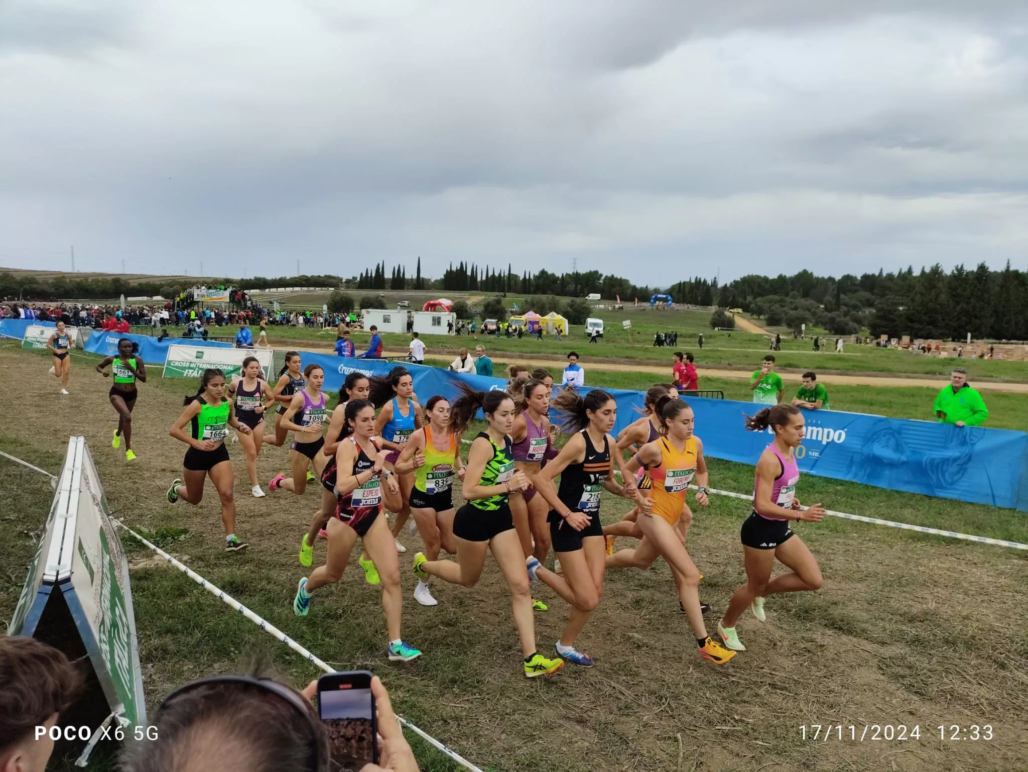 Cristina Espejo en carrera.